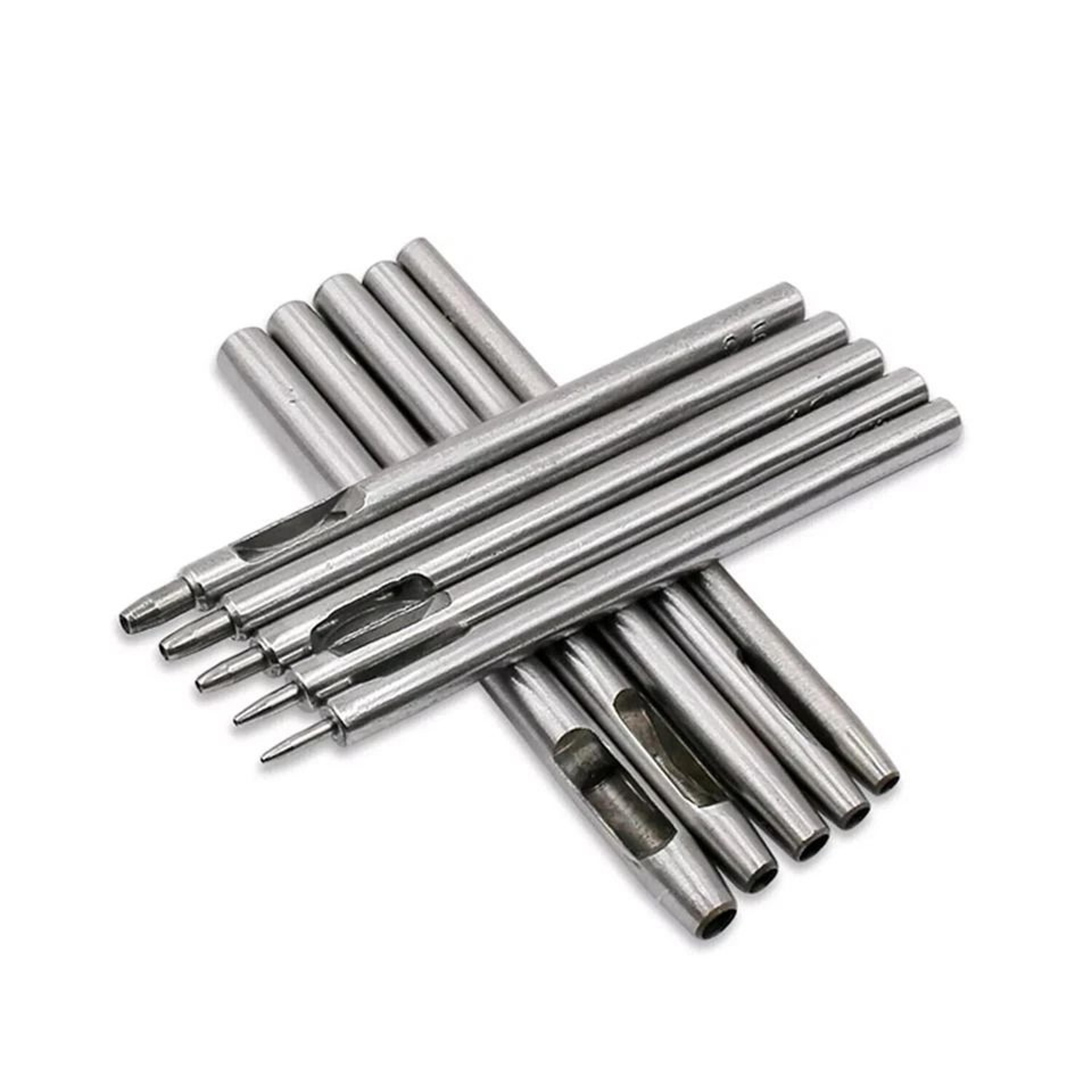 leather hole punch set heavy duty steel hollow hole punch set