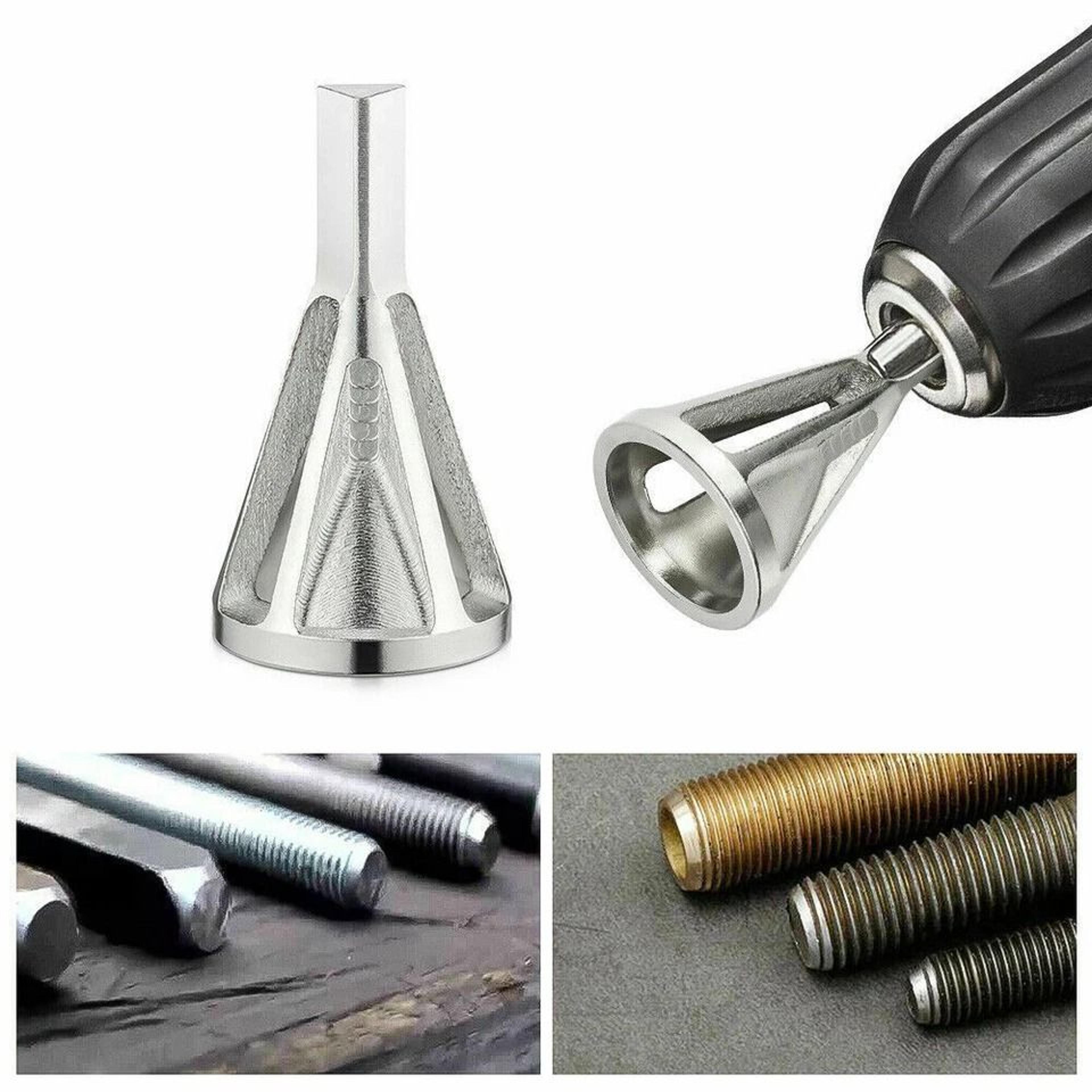 Deburring External Chamfer Tool Set For Drill Bit Bolt Thread Repair 1