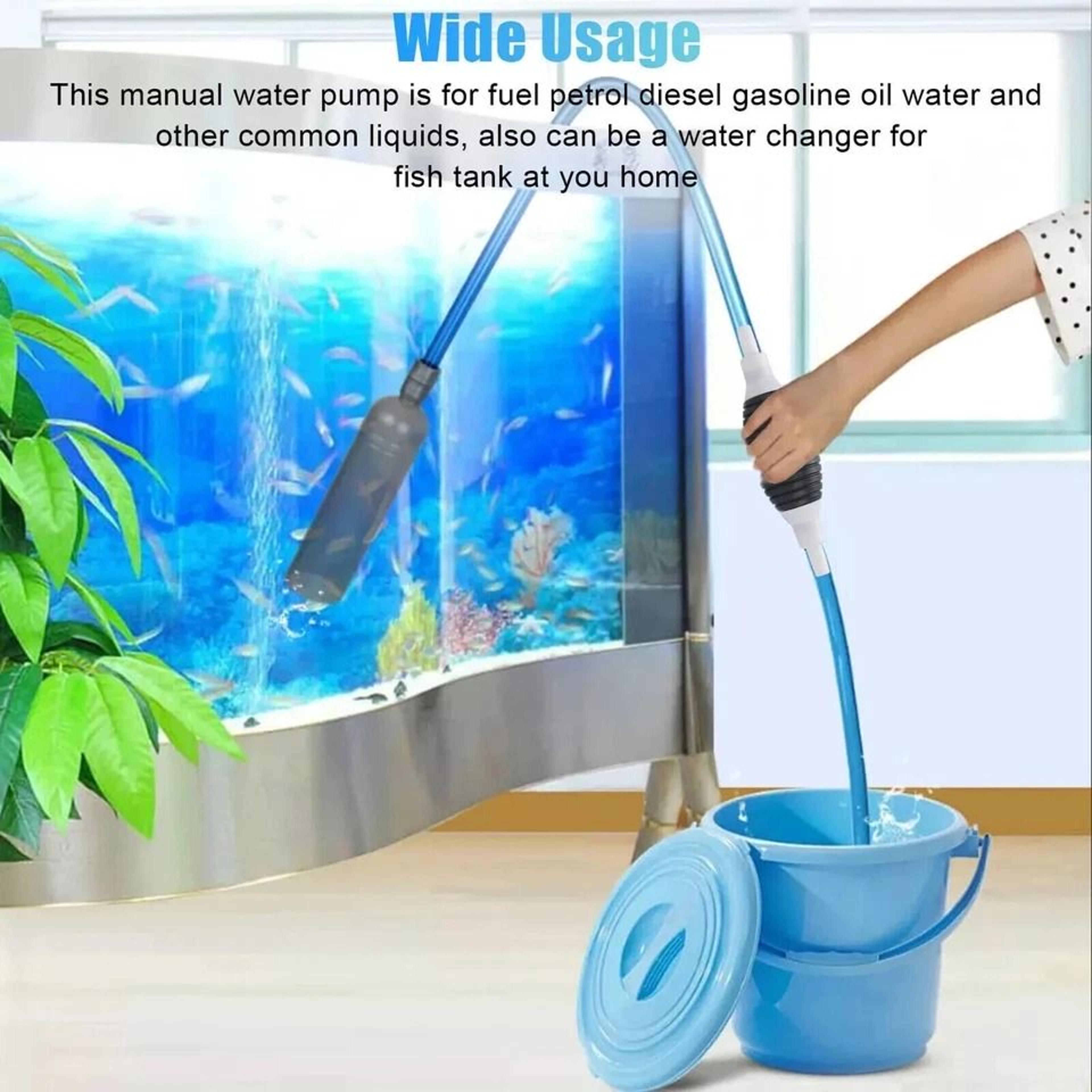 Portable Manual Siphon Pump Fuel Transfer Pump For Gasoline Petrol And Water 4