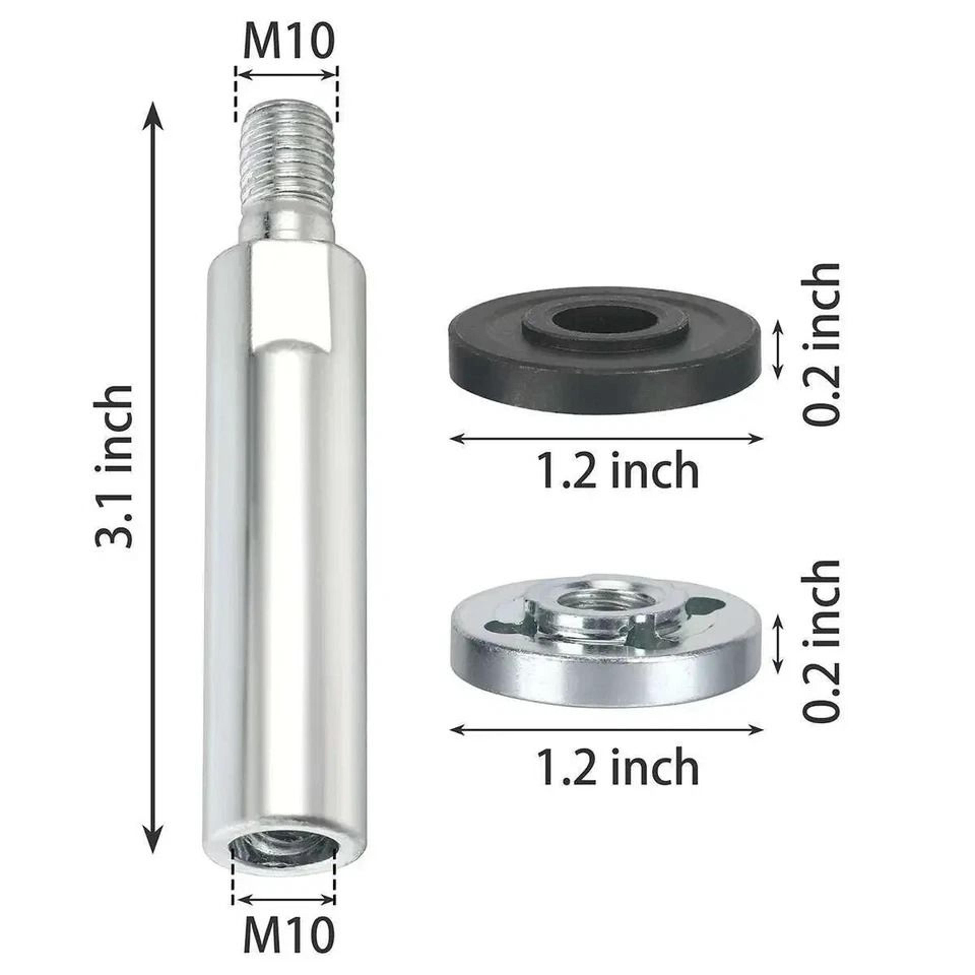 Angle Grinder Extension Set With Extension Rod For Tightspace Grinding And Polishing 3