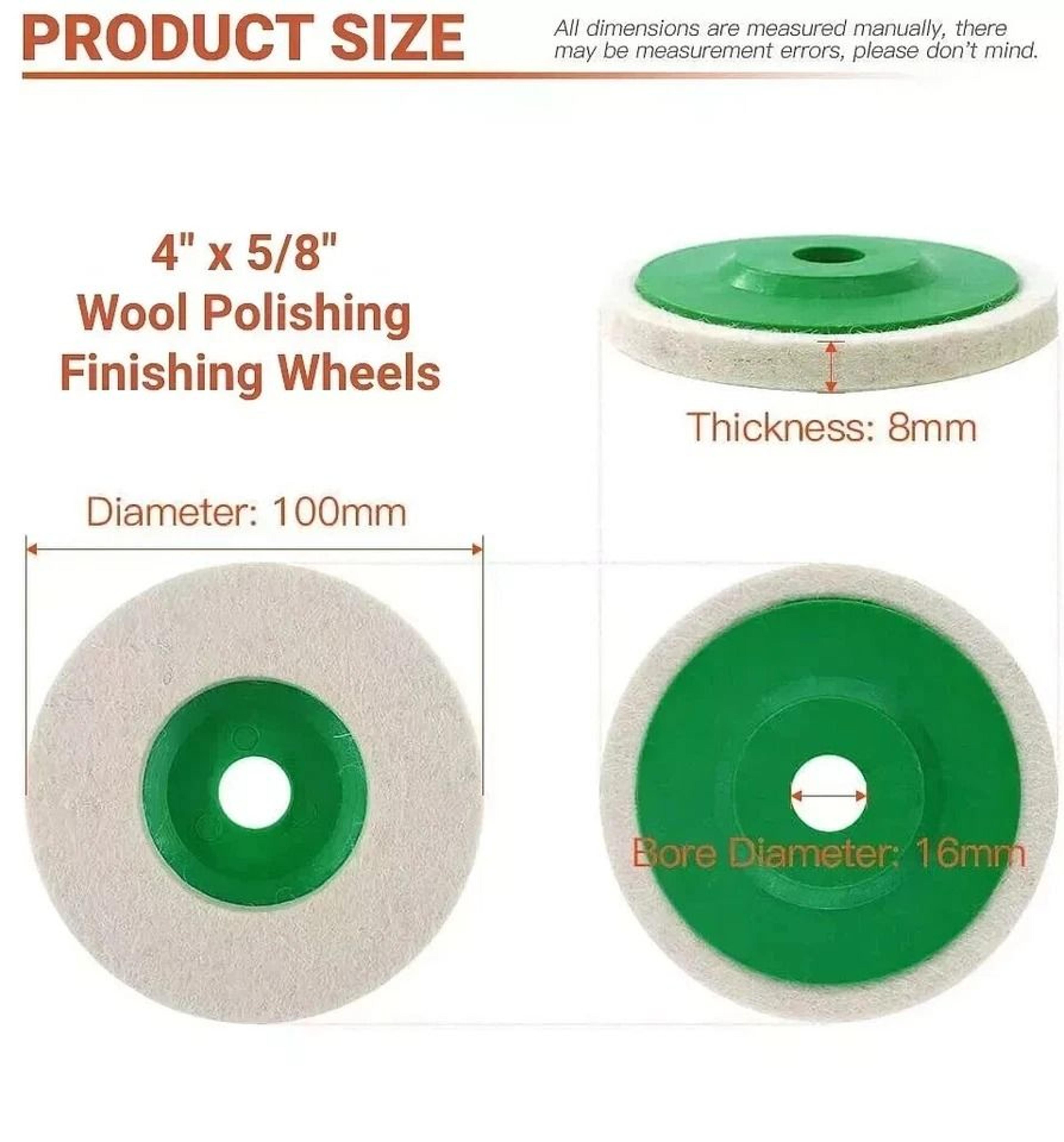 Wool Polishing Discs For Angle Grinder Buffing Pads 1