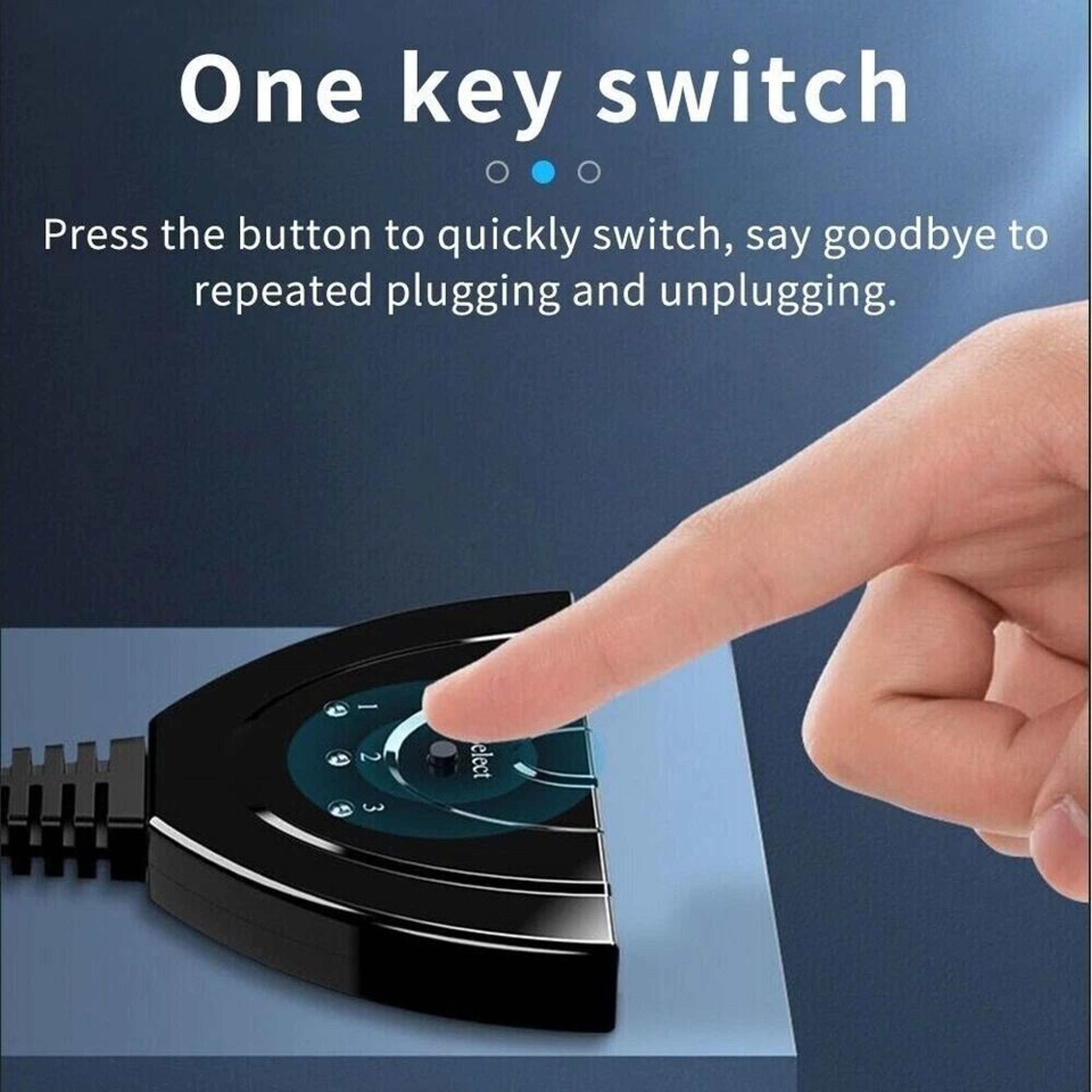 Port HDMI Switch HDMI Switcher Cable For HDTV Xbox 4