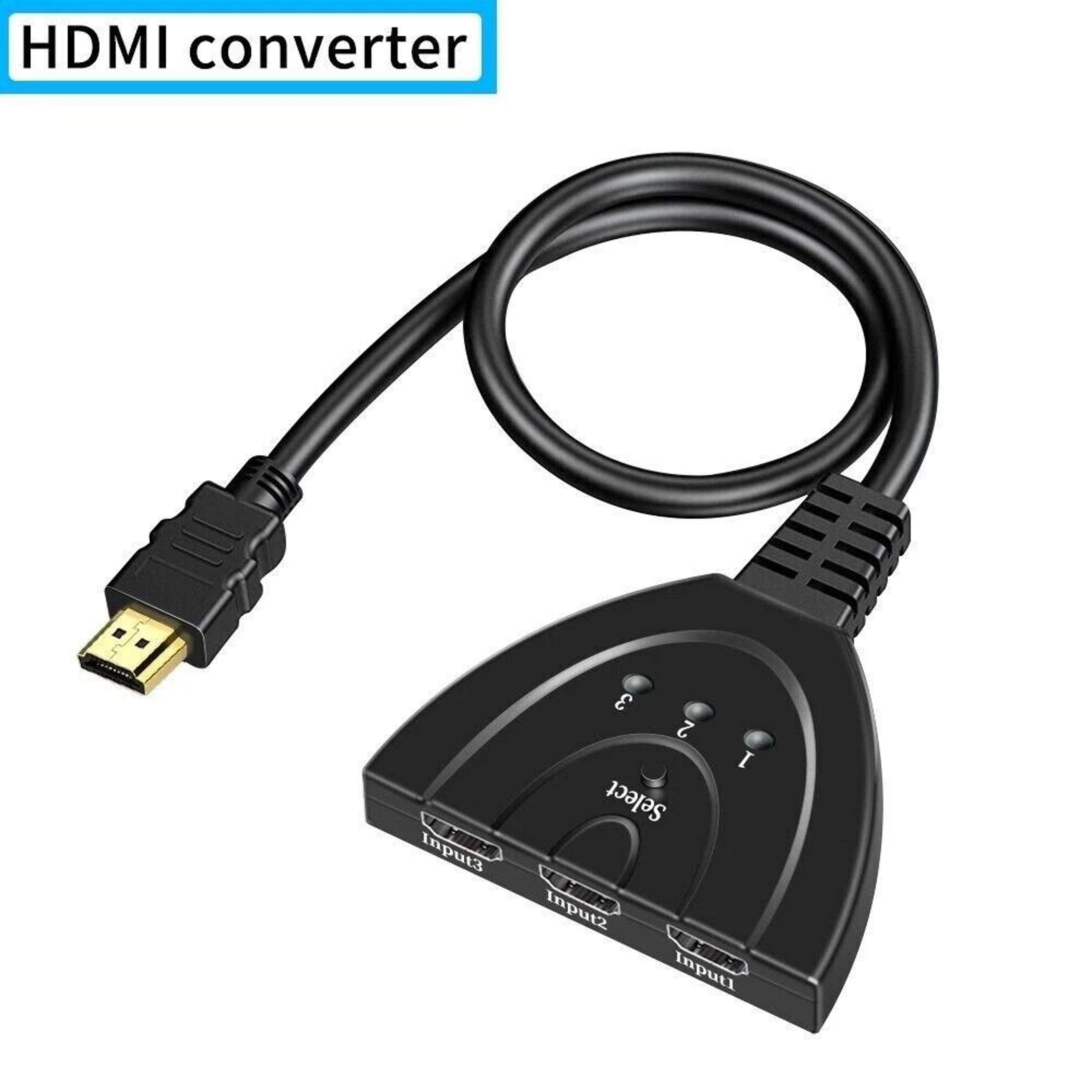 Port HDMI Switch HDMI Switcher Cable For HDTV Xbox 7