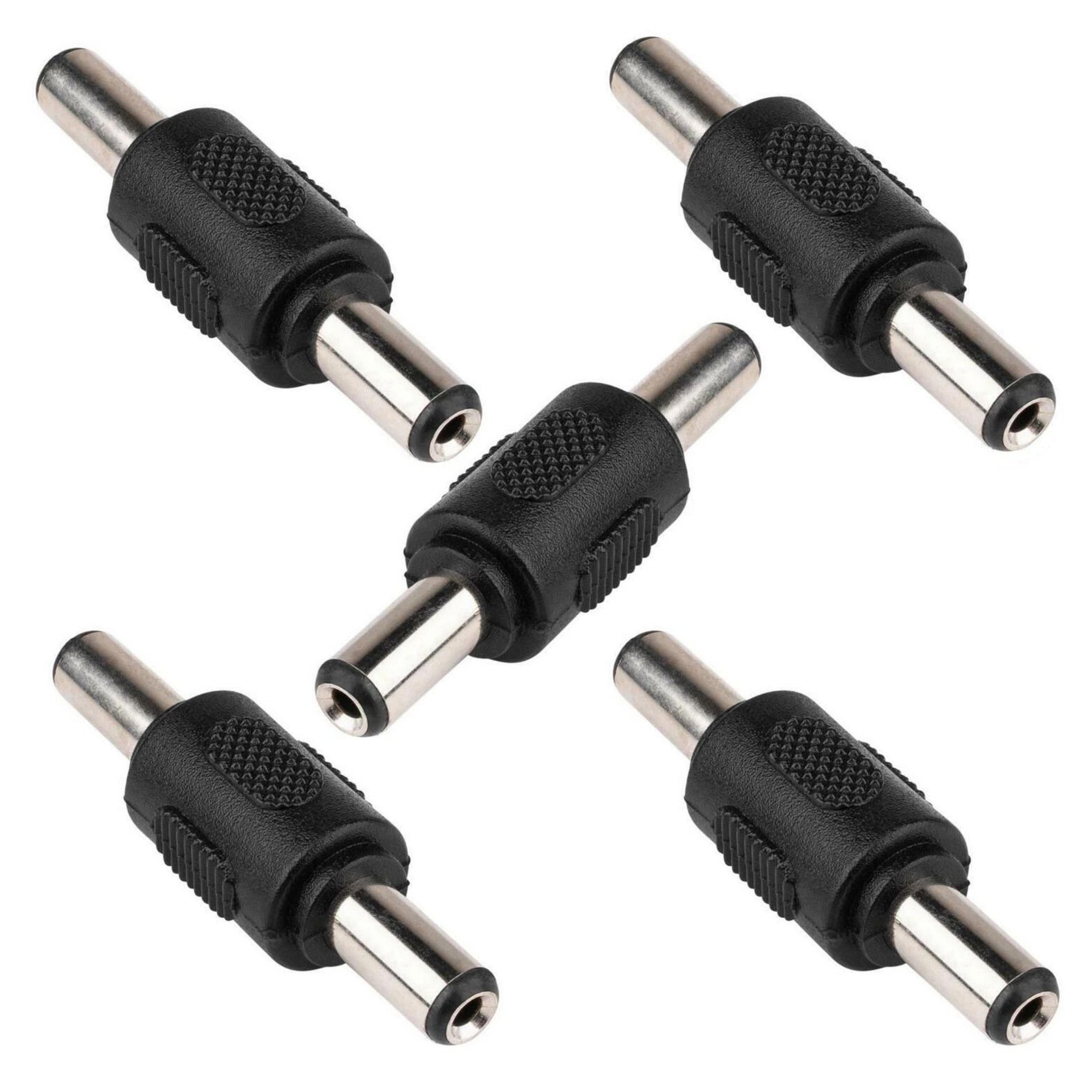 dc power coupler male to male barrel adapter for cctv led routers