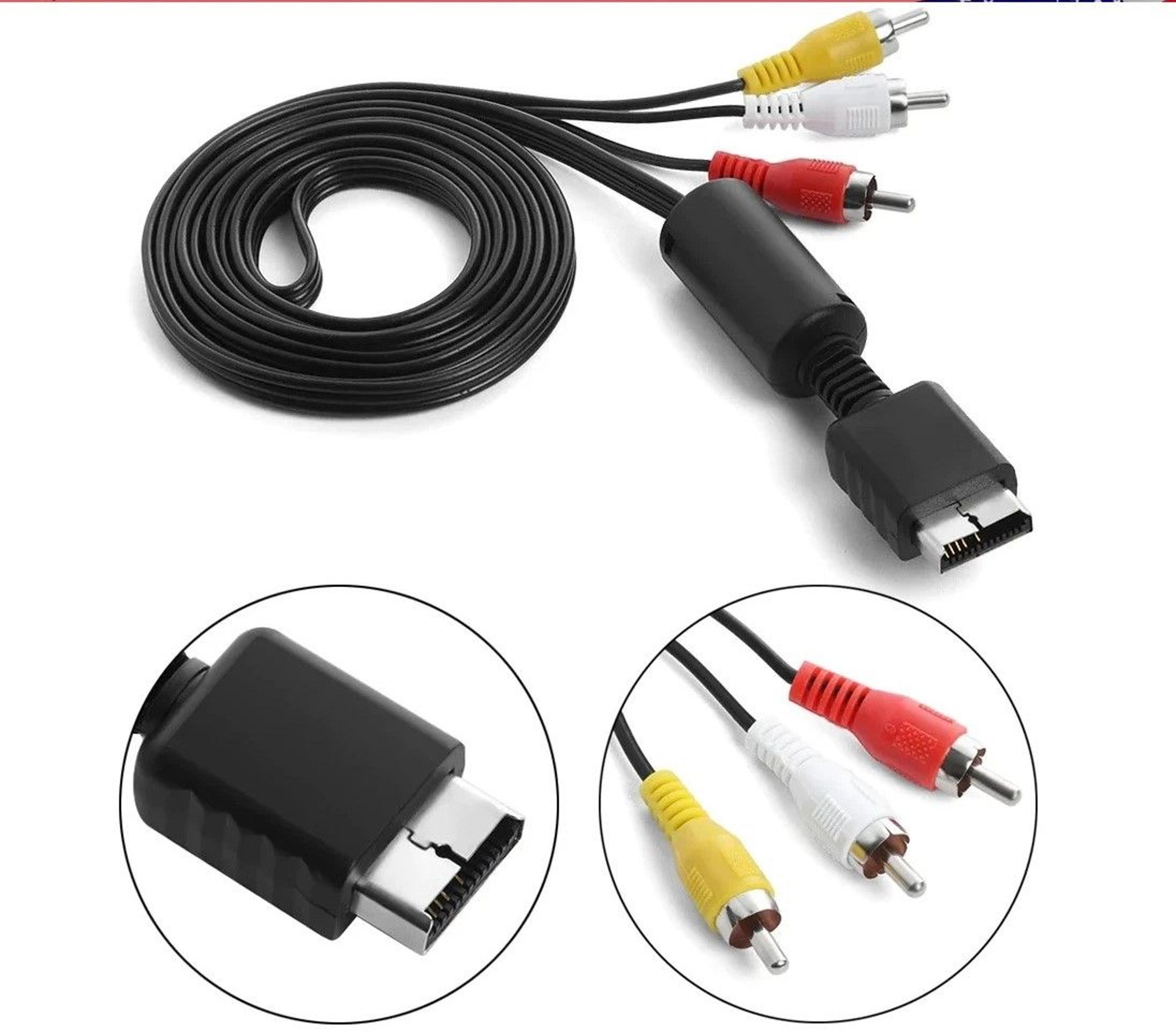 PlayStation AV Cable For Composite TV Cord 8