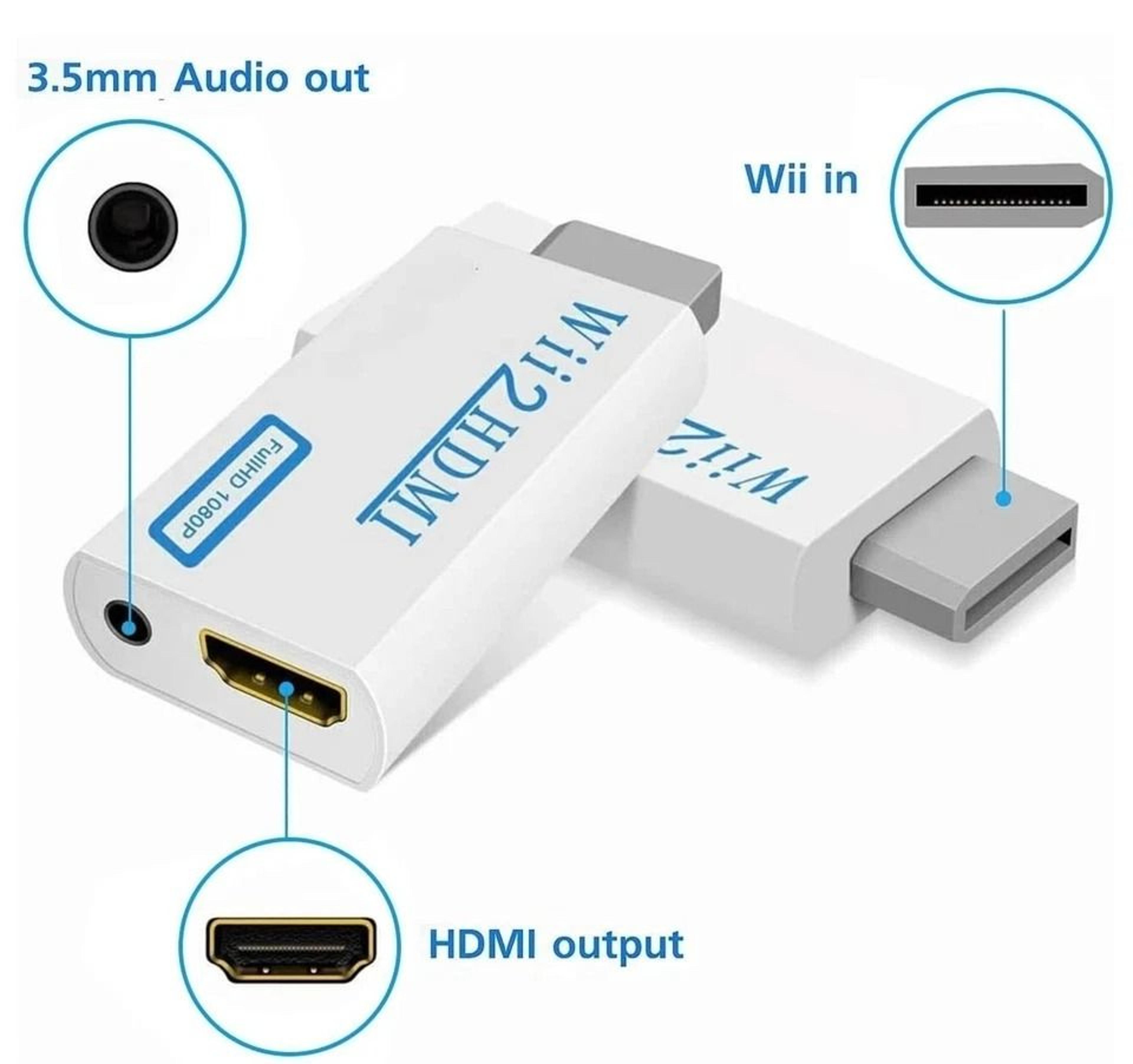 Wii To HDMI Converter Adapter HD Upscaling With Audio Output For Wii 2