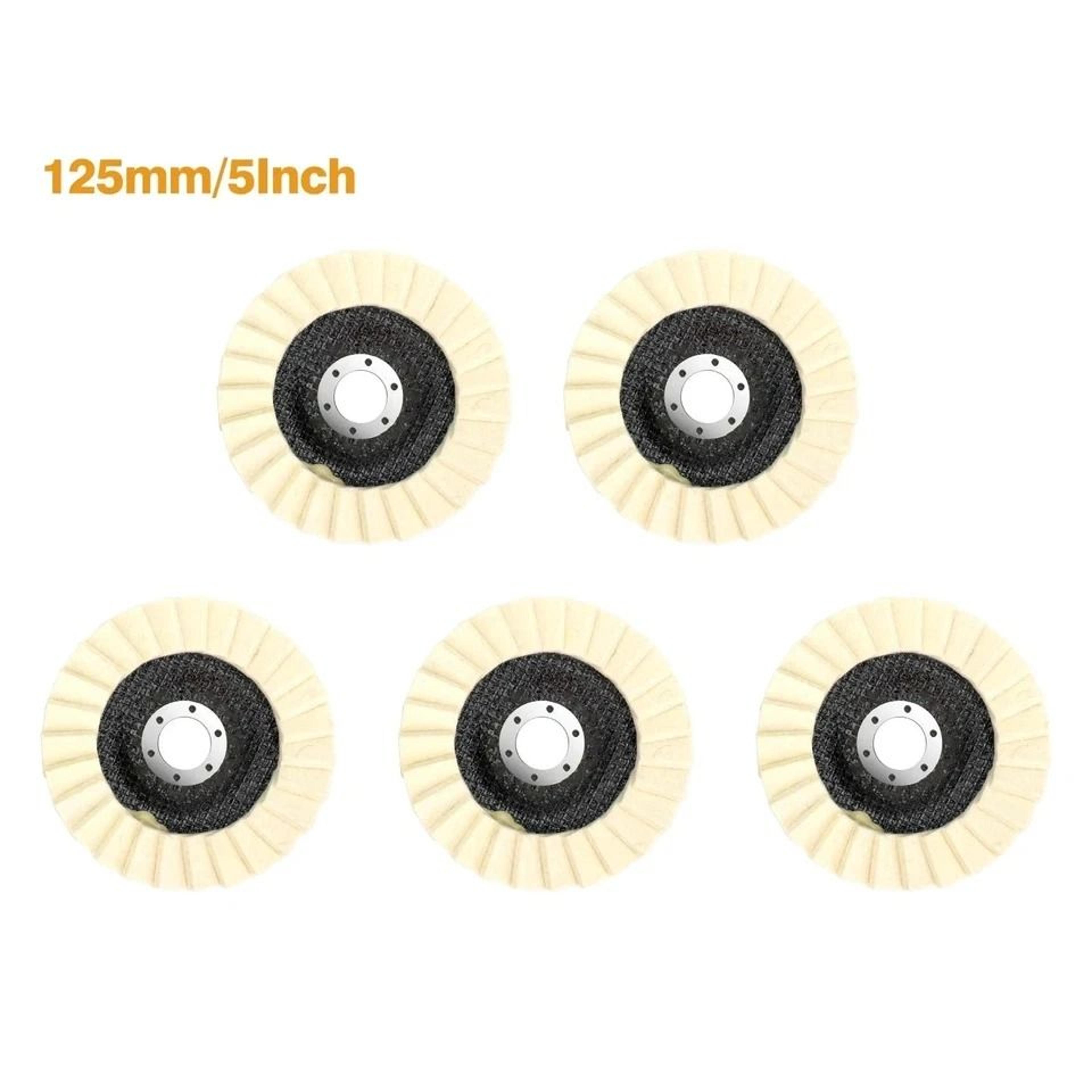 Wool Felt Polishing Buffing Discs For Metal Stone  Wood Felt Flap Pads 7