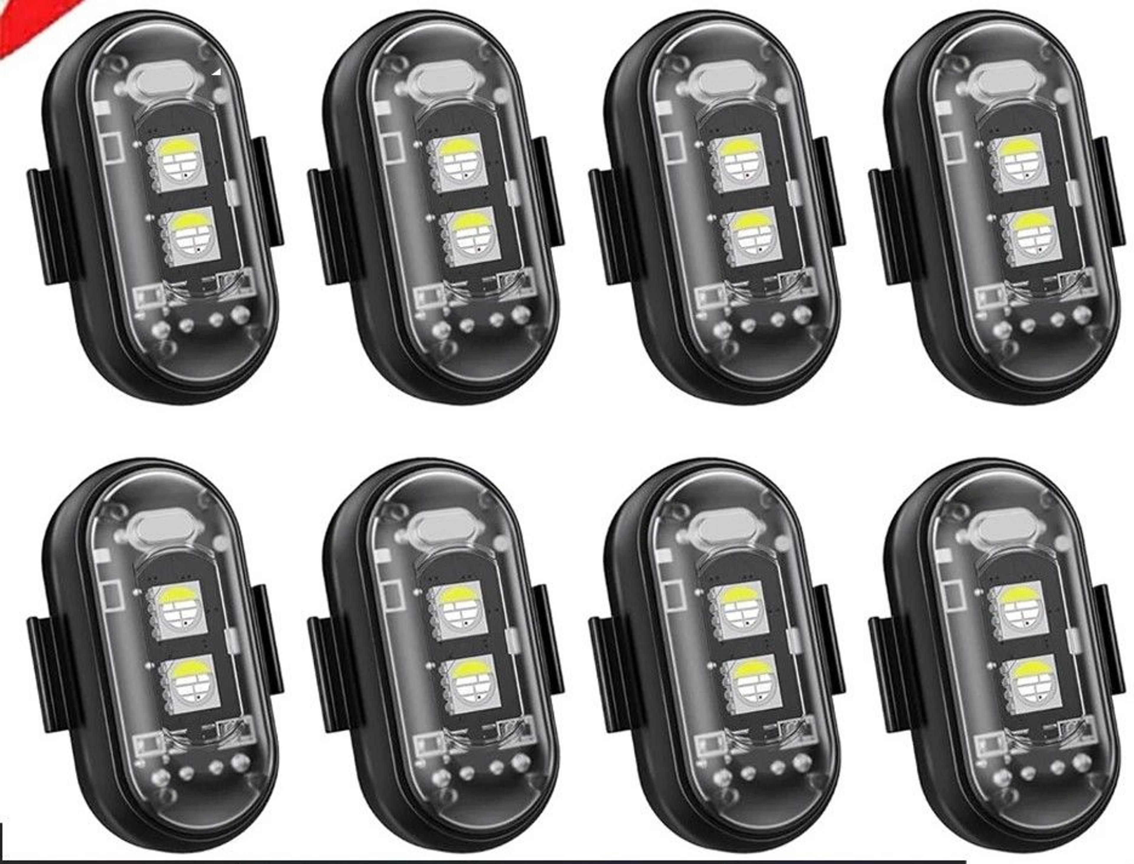 rgb wireless led strobe lights rechargeable flashing warning lights