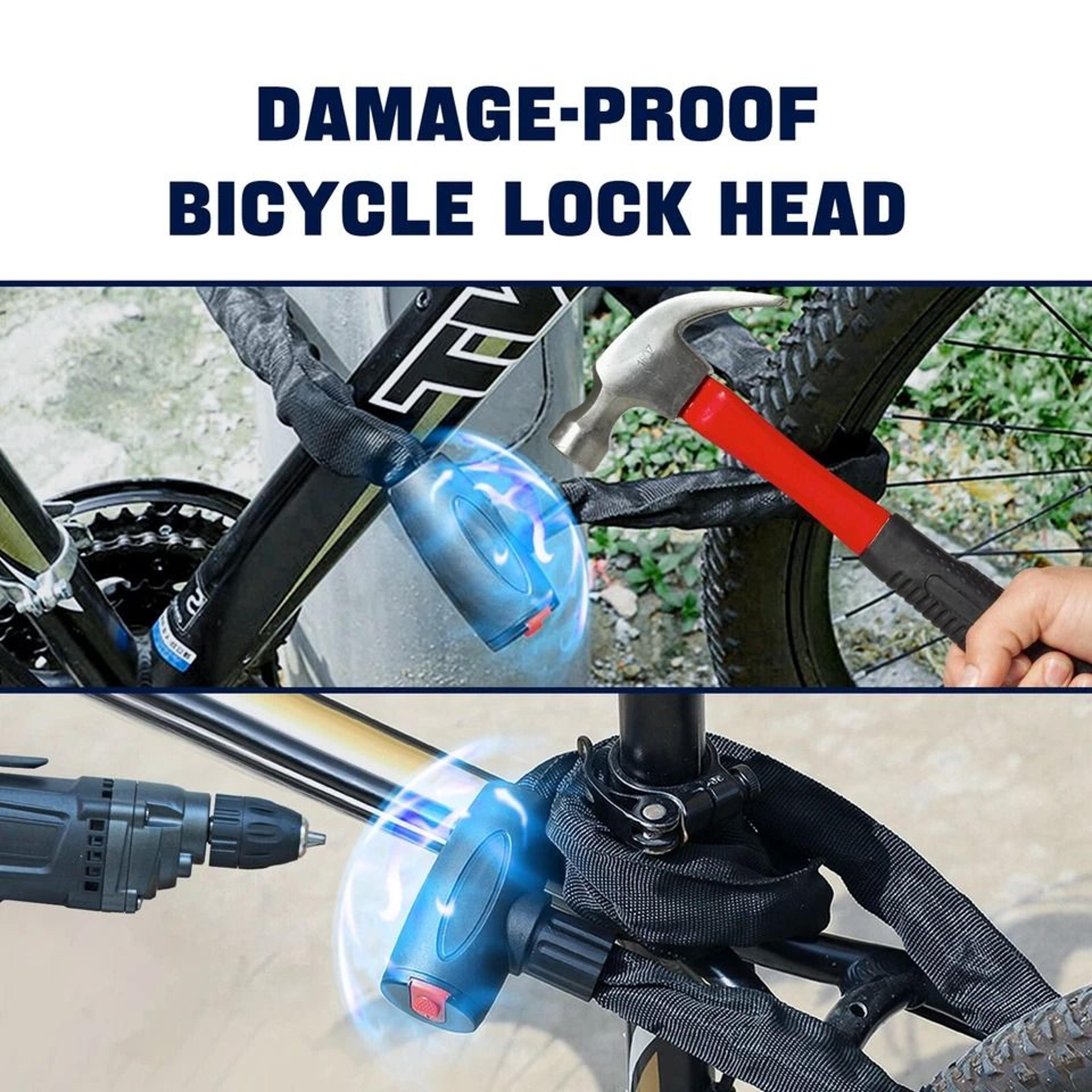 HeavyDuty Bike Chain Lock Long Durable AntiTheft Security Lock 3
