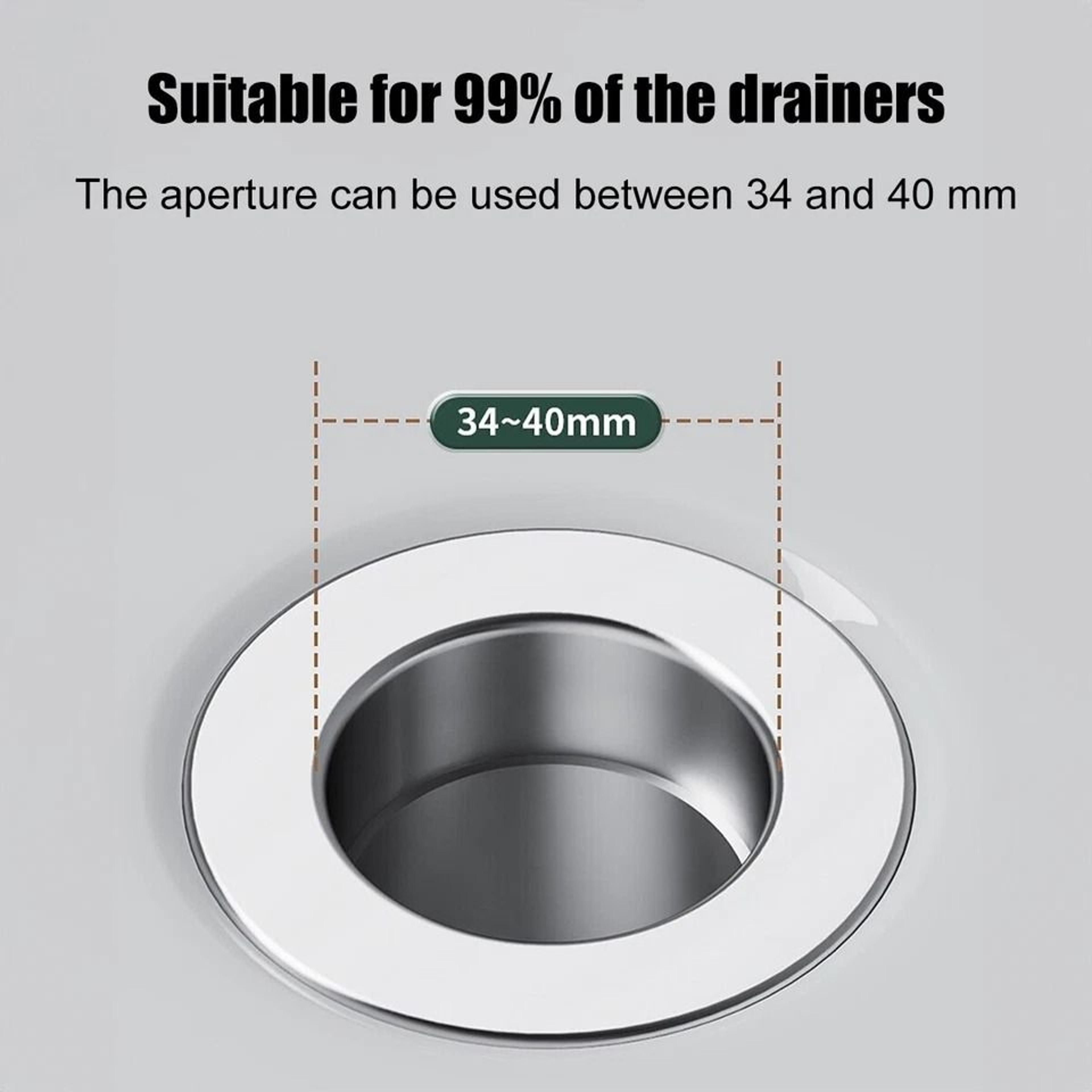Bathroom Sink Stopper Hair Catcher PopUp Drain Filter For Hair Catching 6
