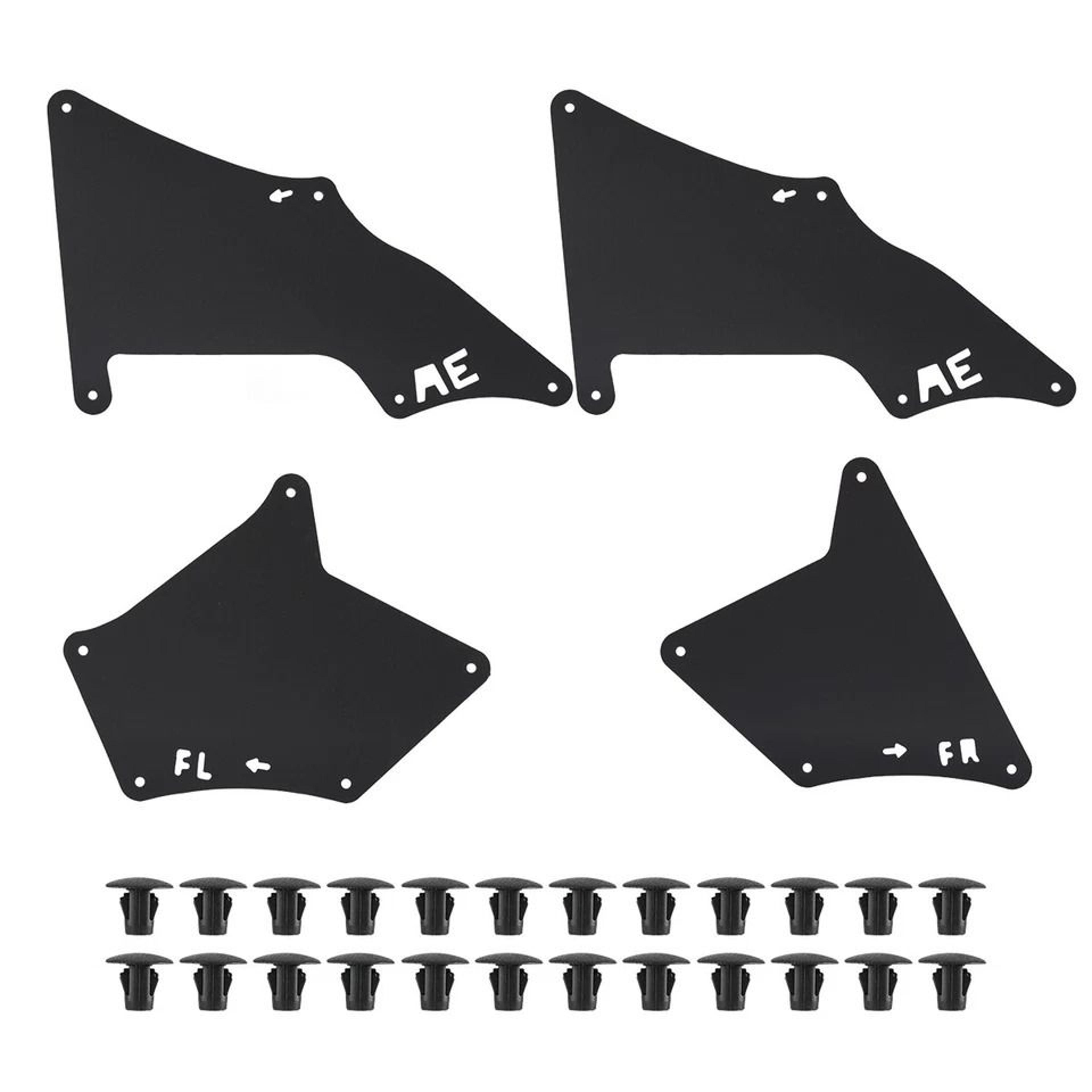 mud liner fender splash flaps for toyota durable inner seals for full protection