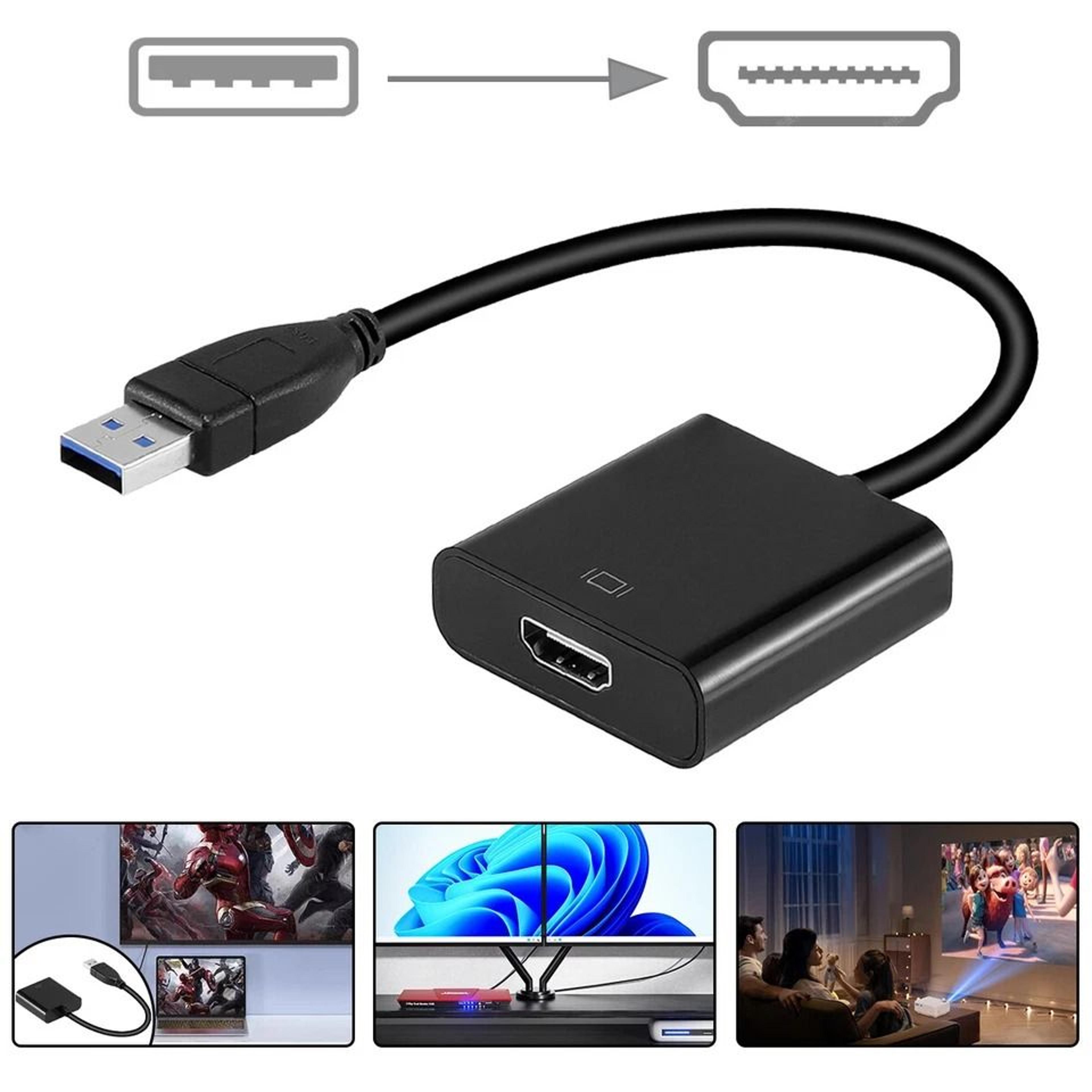 USB To HDMI Adapter For PC Laptop And TV HD Video Converter 3