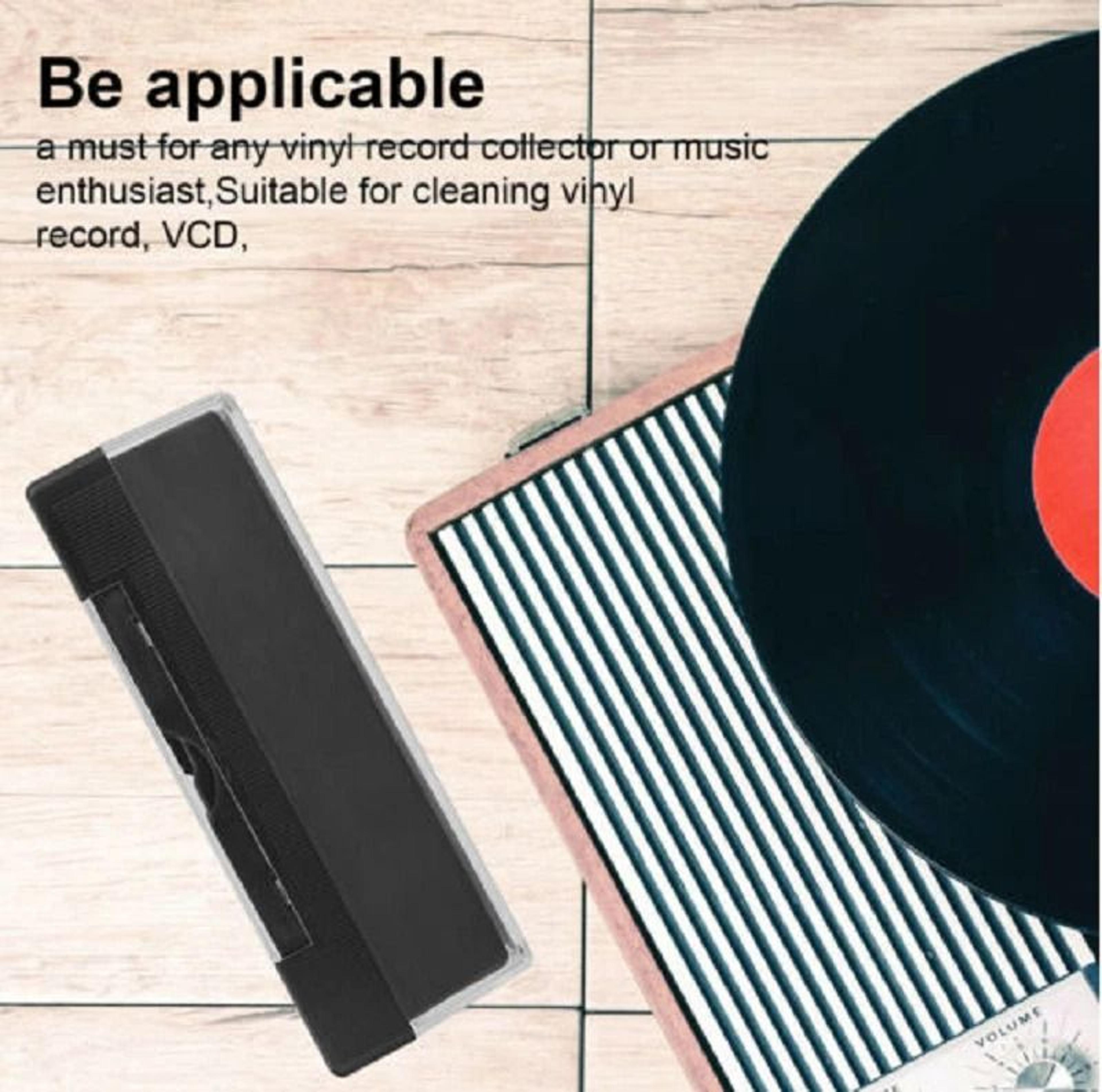 Premium Vinyl Record Cleaning Kit With Stylus  Velvet Anti Static Brushes 5