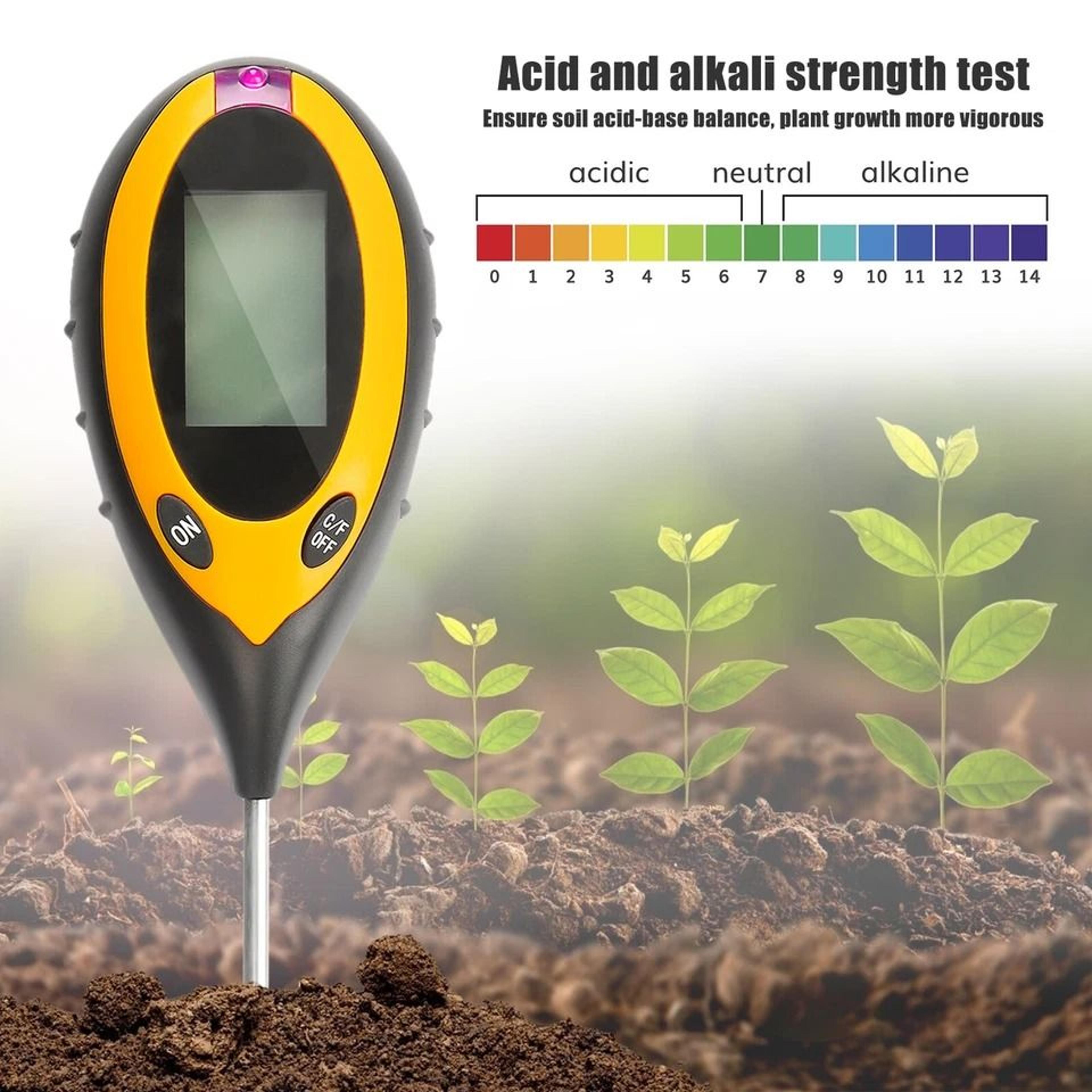 Garden Soil Tester Digital Soil Tester For PH Moisture Sunlight  Temperature 5