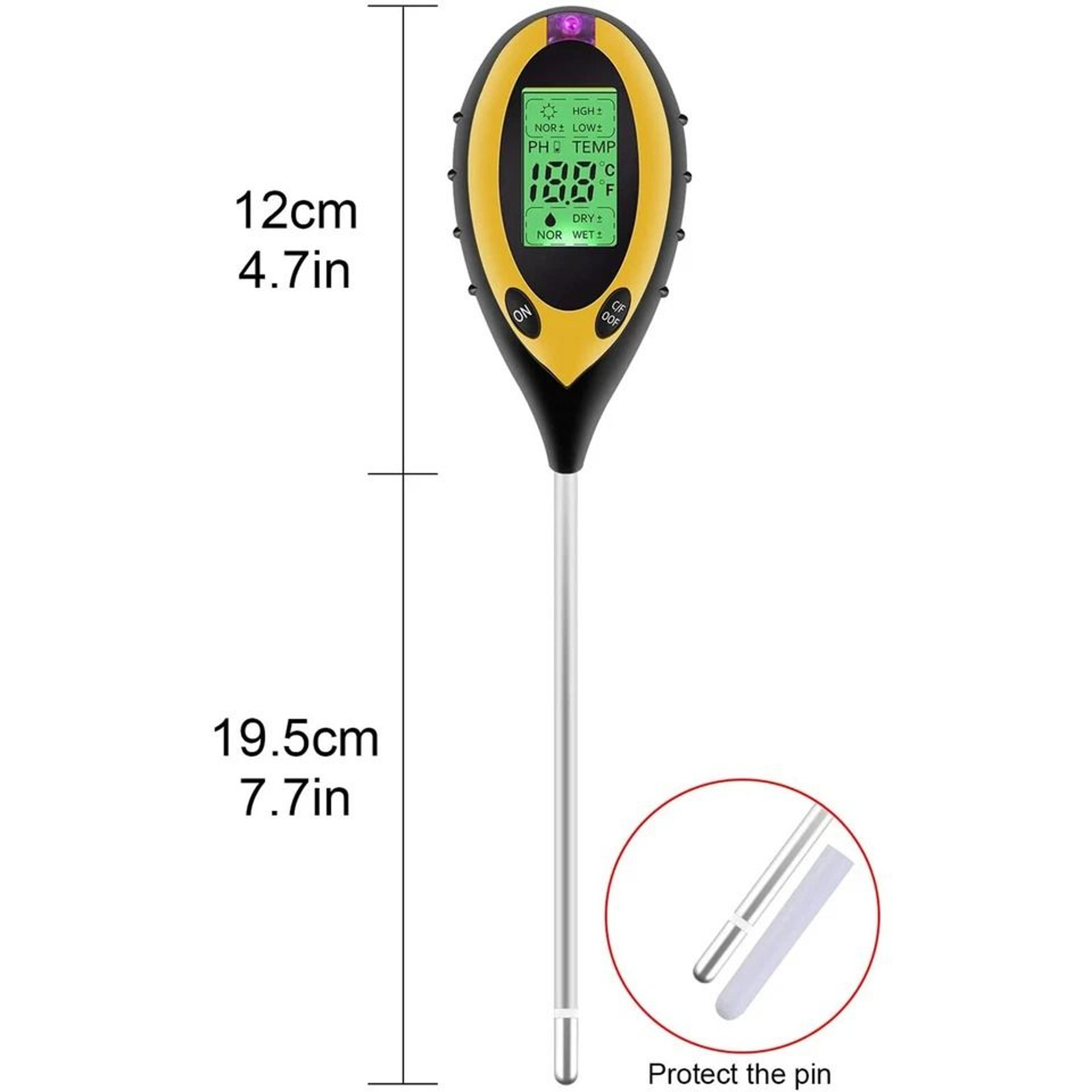 Garden Soil Tester Digital Soil Tester For PH Moisture Sunlight  Temperature 7