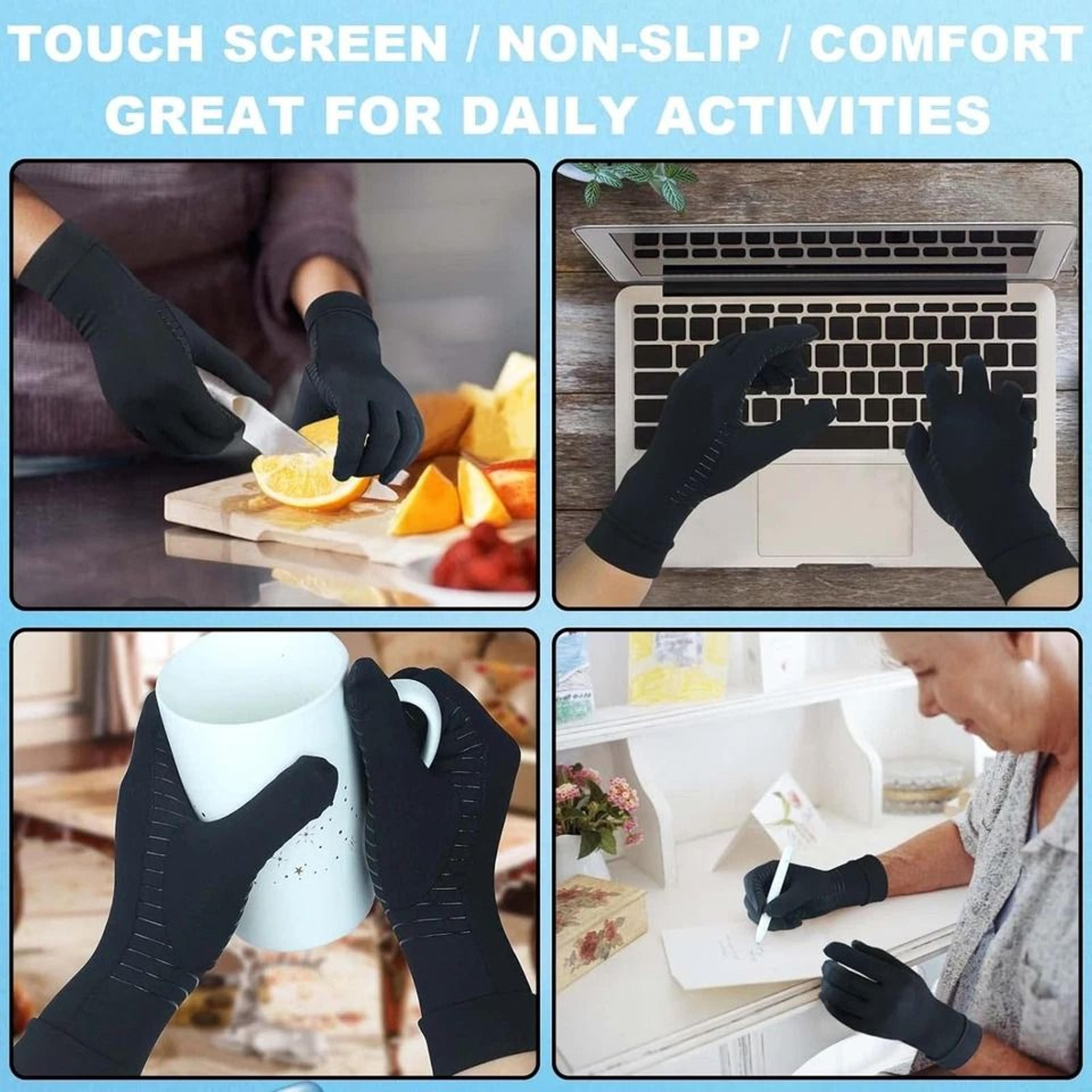 Copper Arthritis Compression Gloves For Joint Pain Relief  Support 10