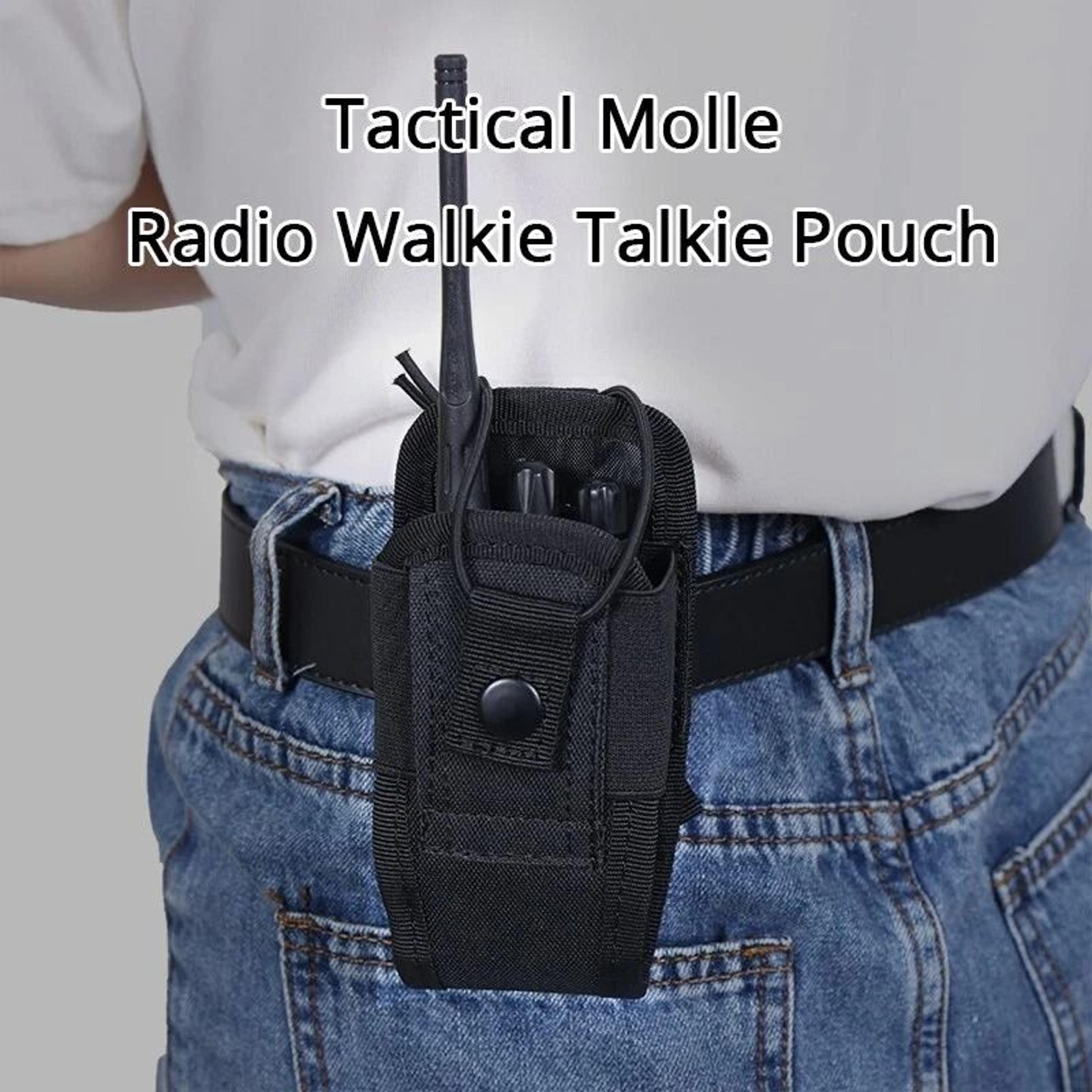 Tactical Molle Radio Pouch Waist Belt Holder For Walkie Talkie 1