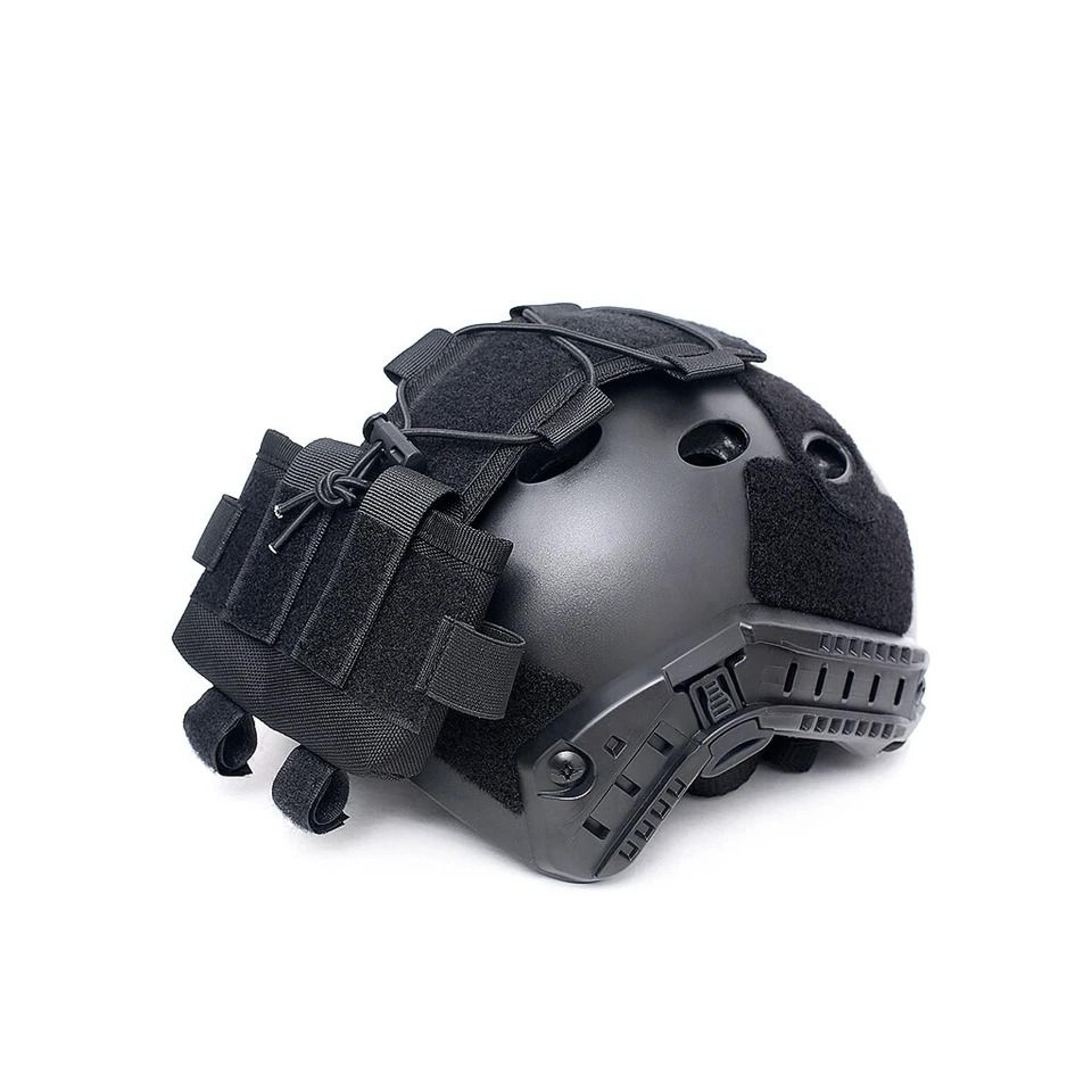 Tactical Helmet Battery Pouch  Counterweight Balancing Weight Bag Airsoft Helmet Accessory 8