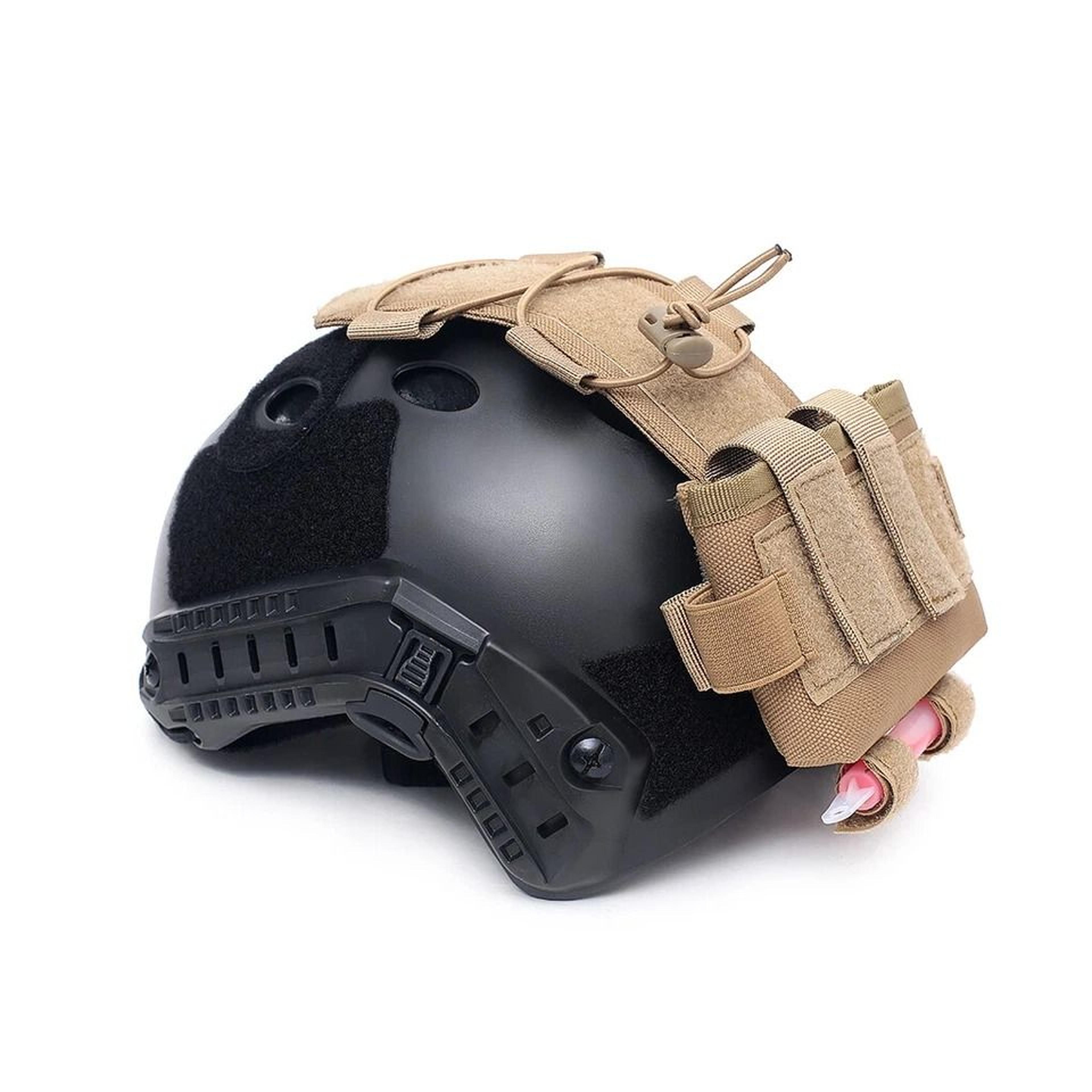 Tactical Helmet Battery Pouch  Counterweight Balancing Weight Bag Airsoft Helmet Accessory 9