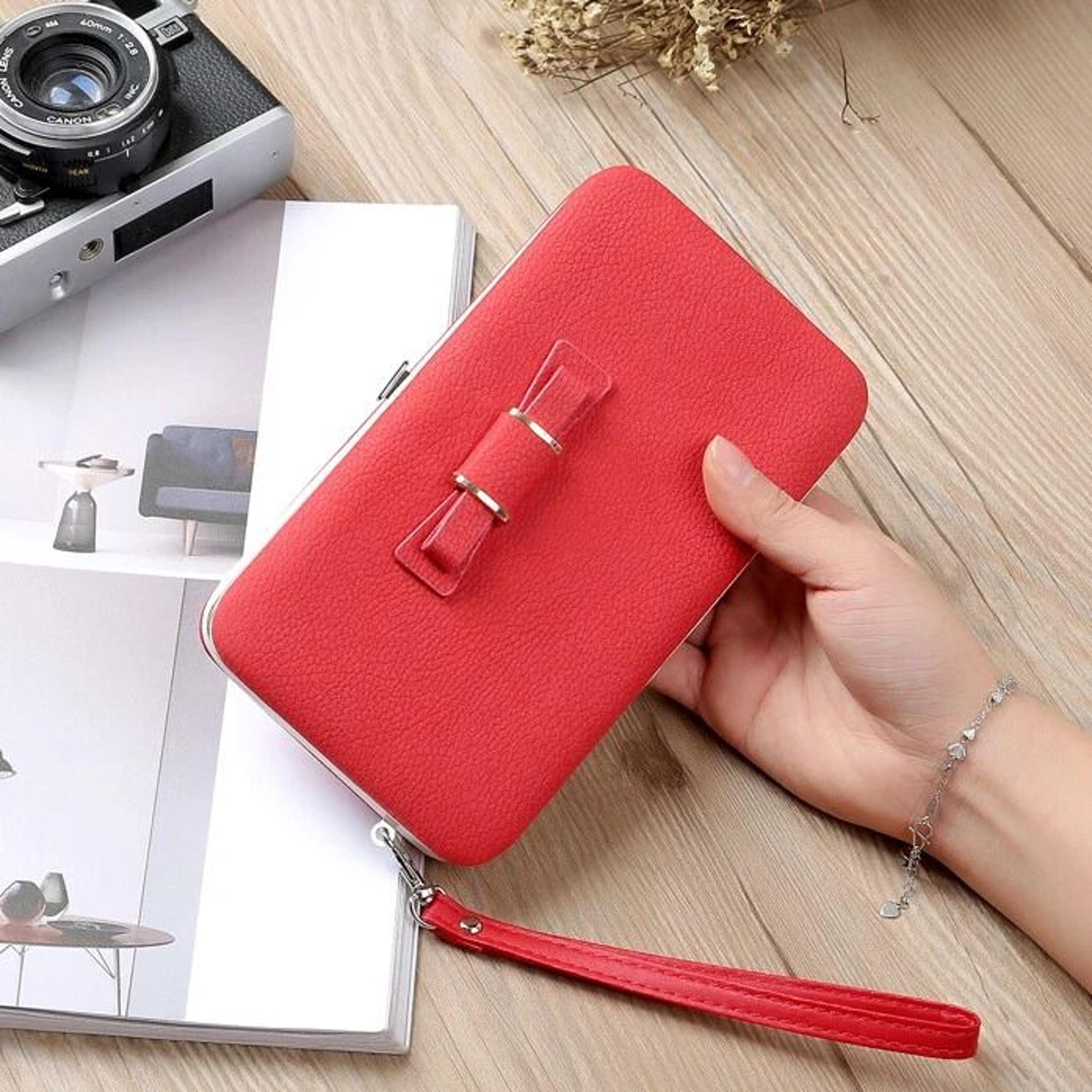 Bowknot Large Capacity Wallet With Phone Pocket And Card Holder 1