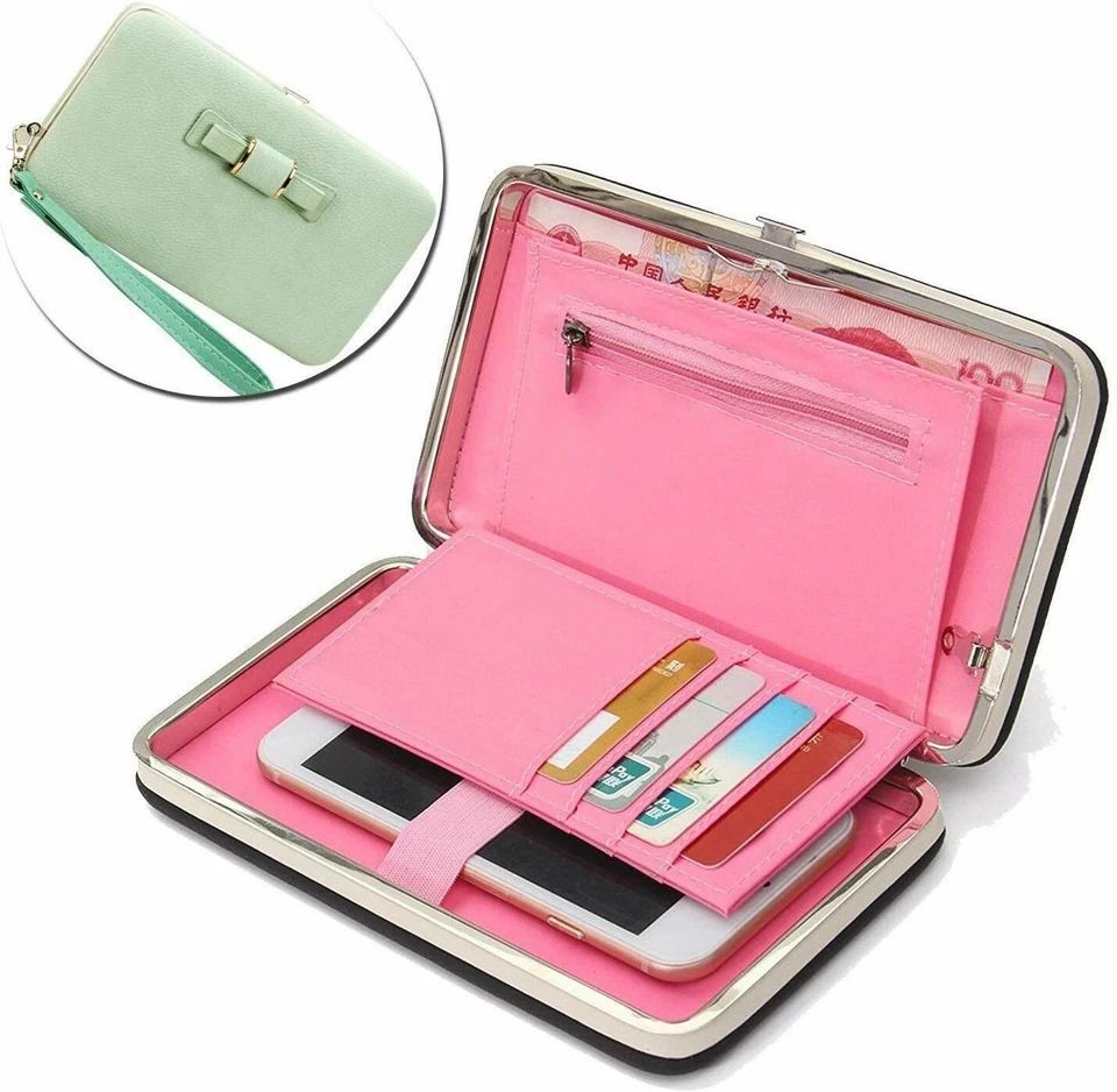 Bowknot Large Capacity Wallet With Phone Pocket And Card Holder 3
