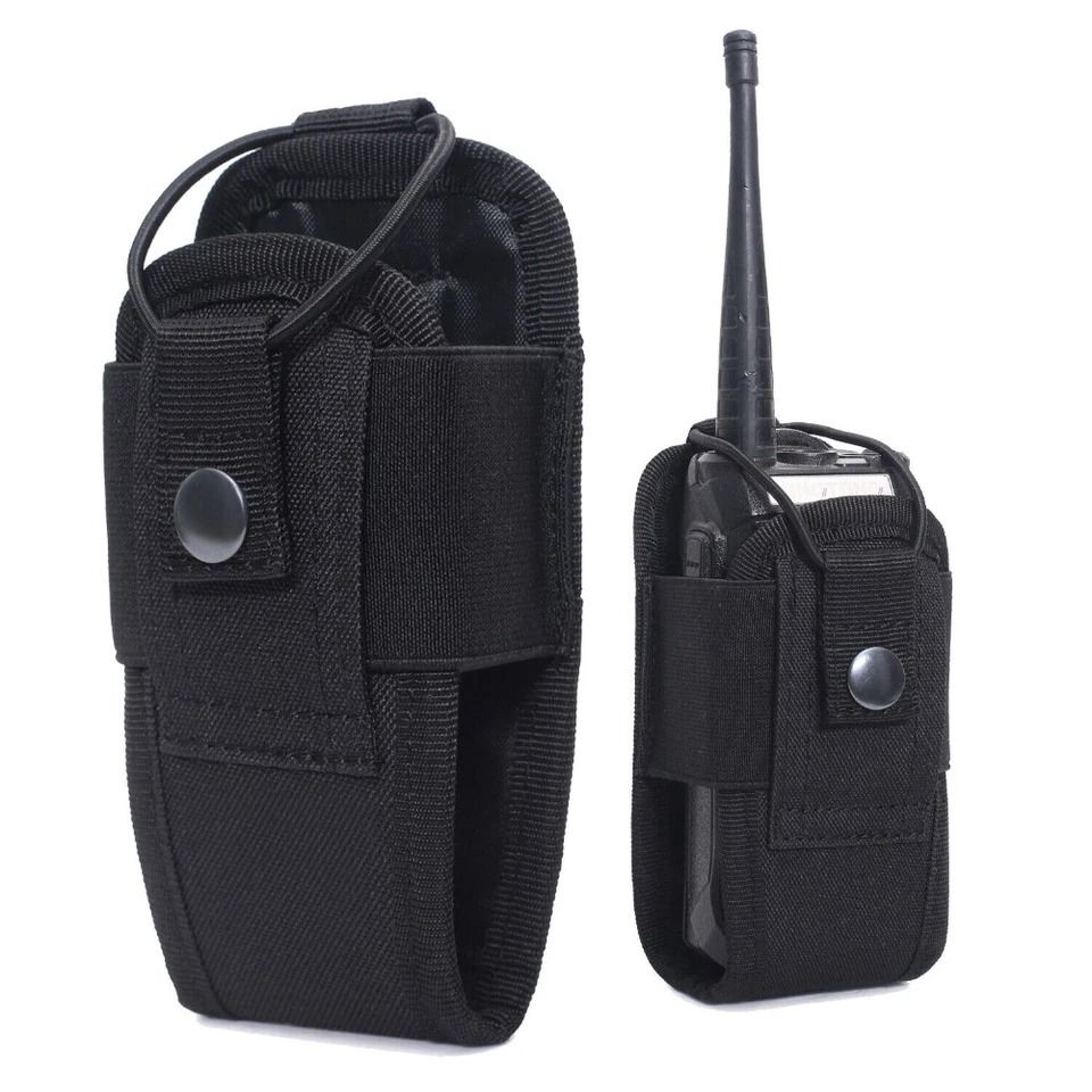 tactical molle walkie talkie holster radio pouch waist bag universal outdoor radio case holder