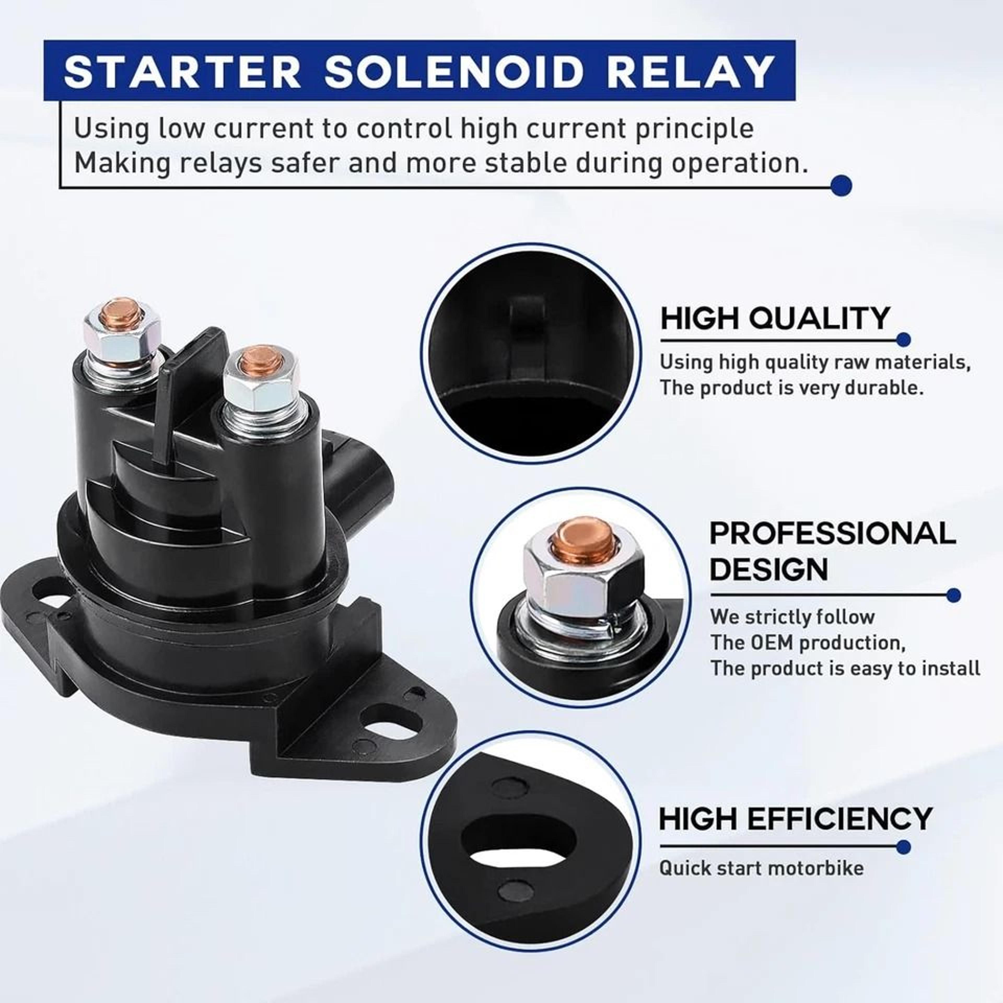 Starter Relay Solenoid For SeaDoo SP SPI SPX GS GSX GTI GTS GTX HighPerformance Replacement 5