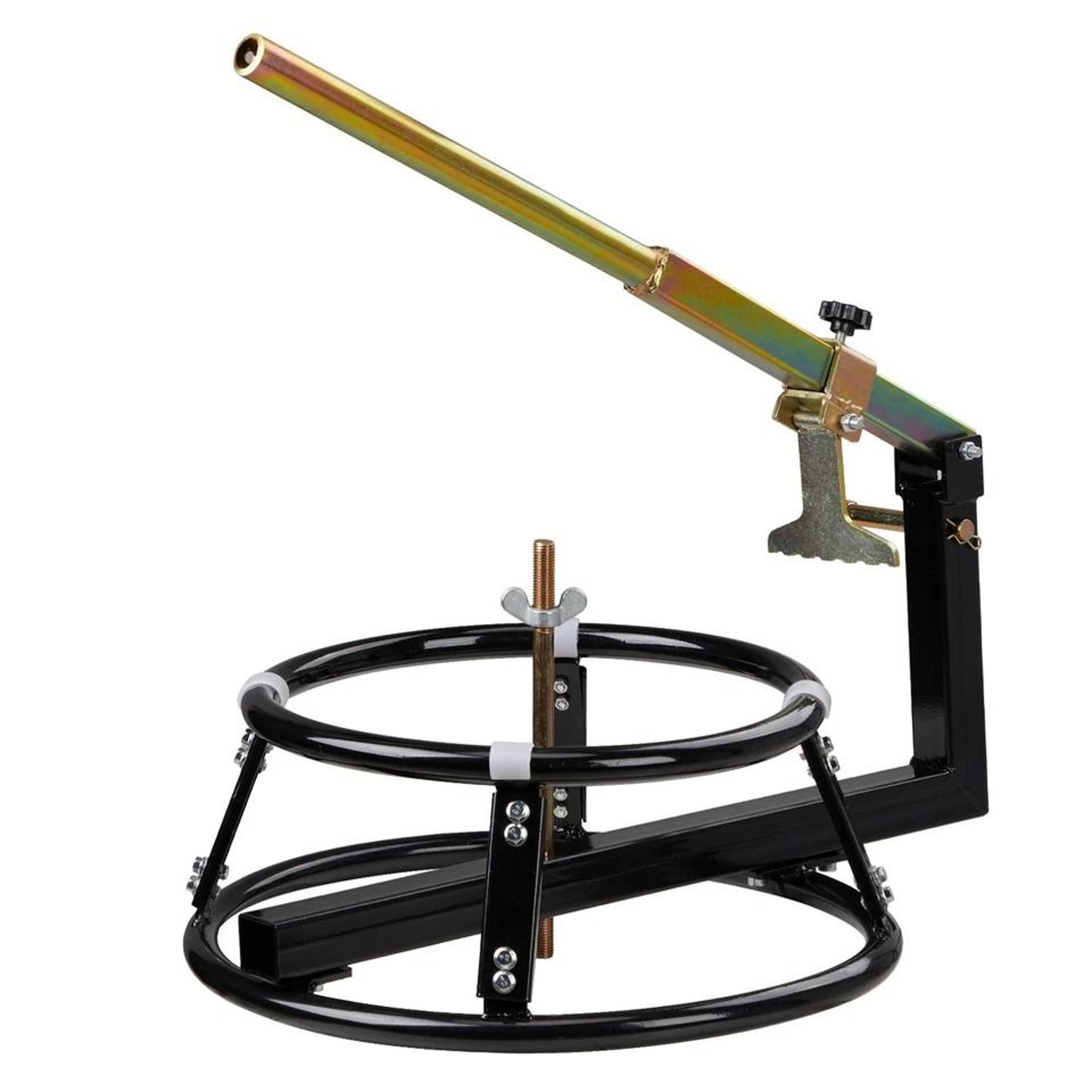portable motorcycle tire changing stand with bead breaker