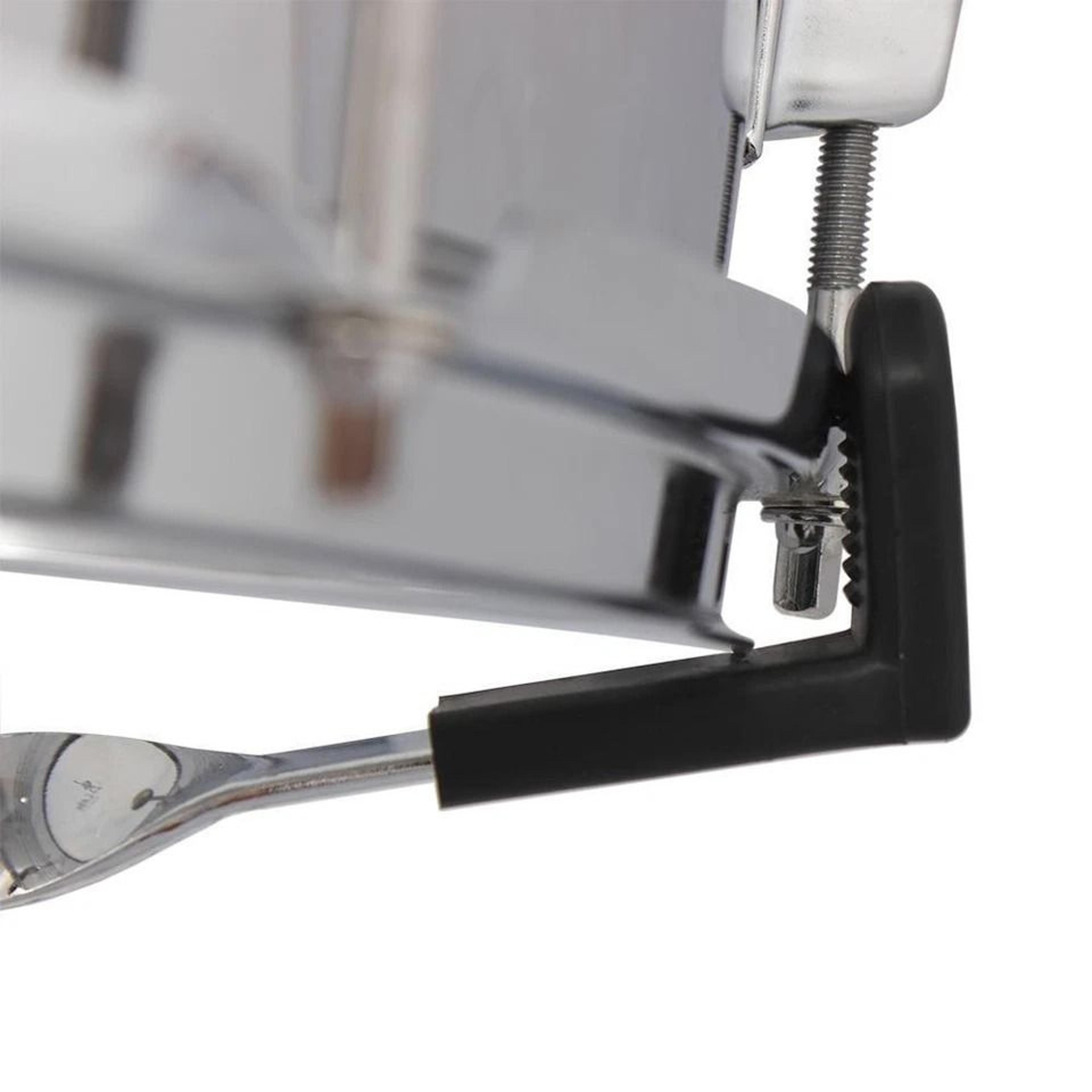 New Chrome Plating Snare Drum Stand Heavy Duty Hardware Percussion 2