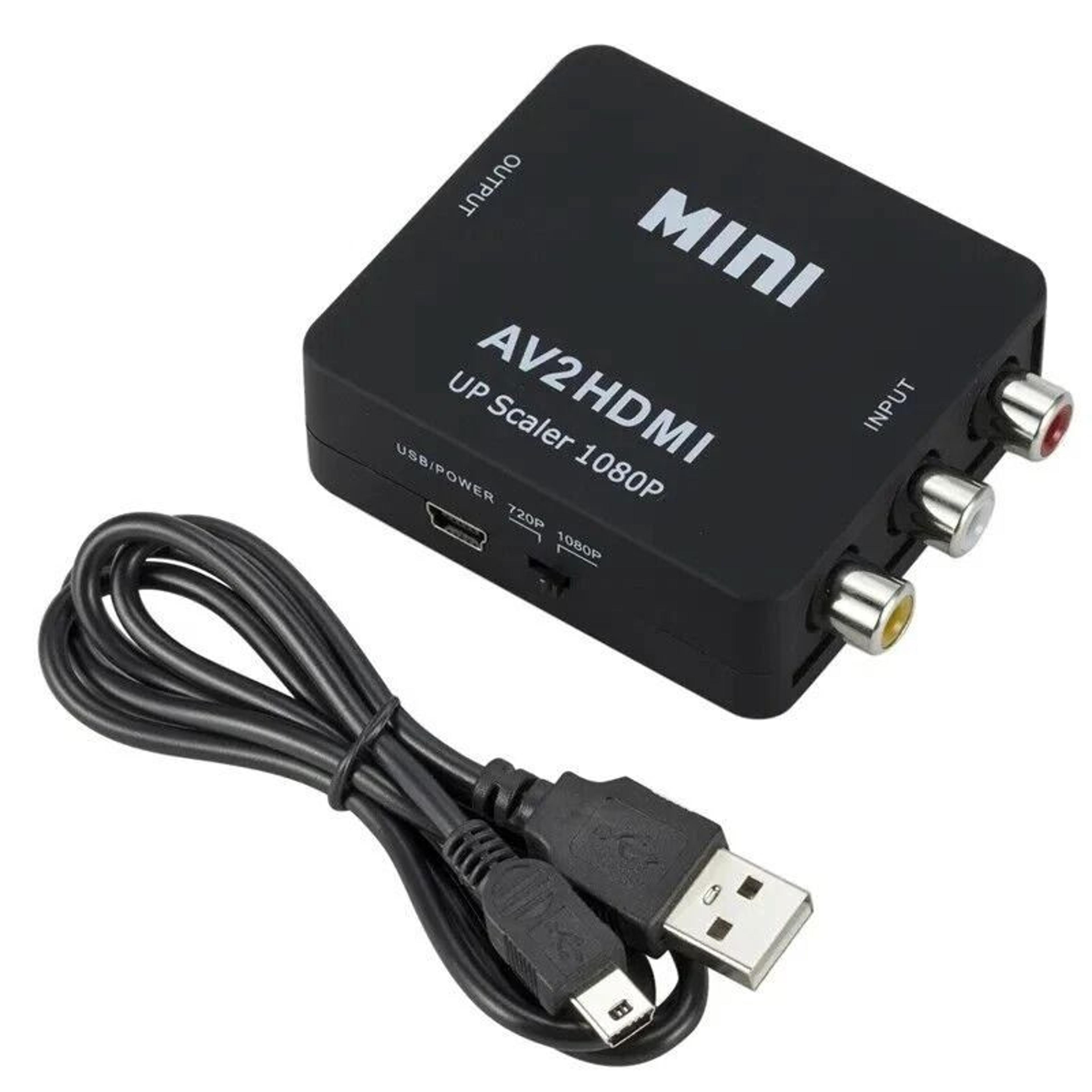RCA To HDMI Converter AV To HDMI Adapter For TV Composite Video Upgrade 1