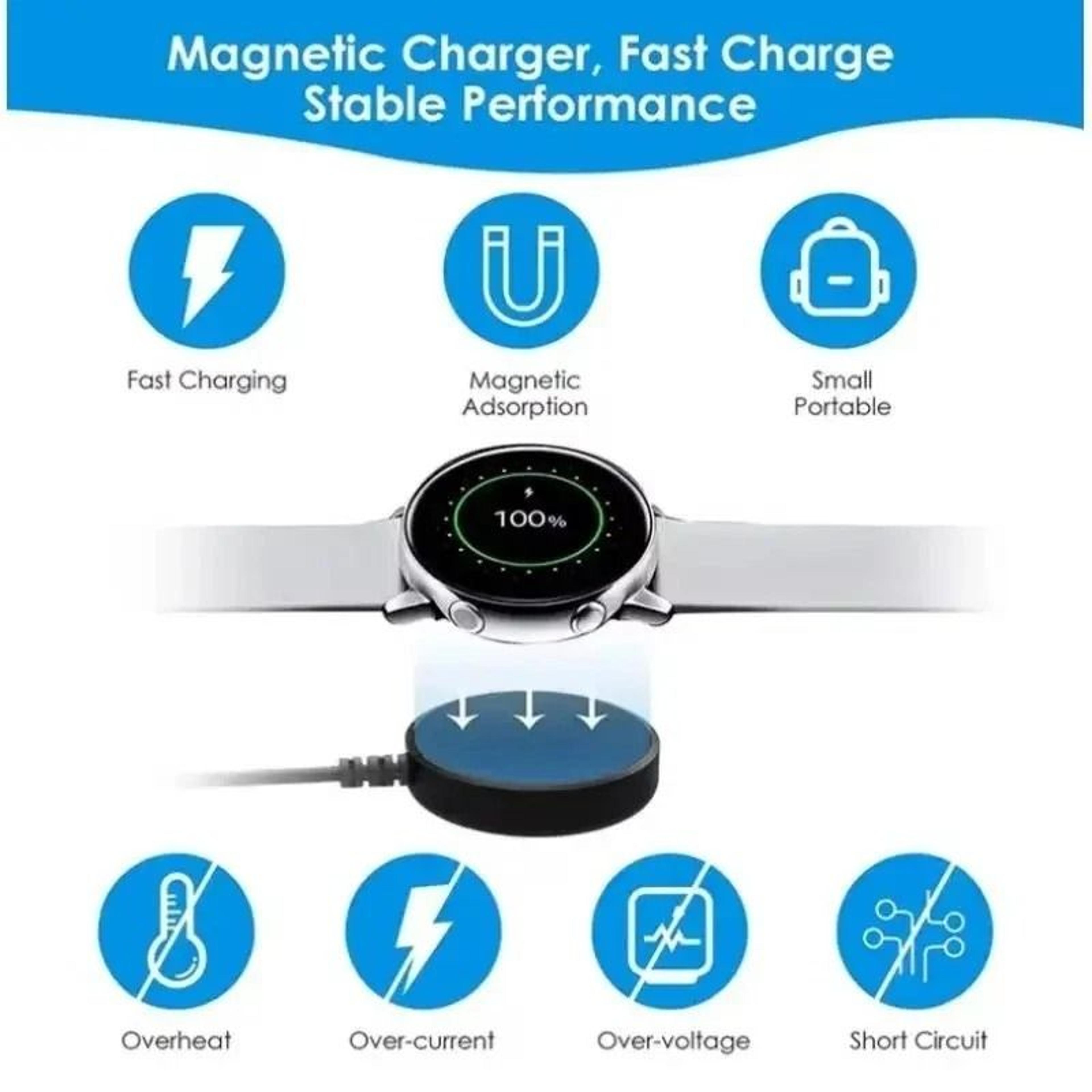 Magnetic Charging Dock For Samsung Galaxy Watch Charger Fast USB Stand For Travel  Daily Use 1