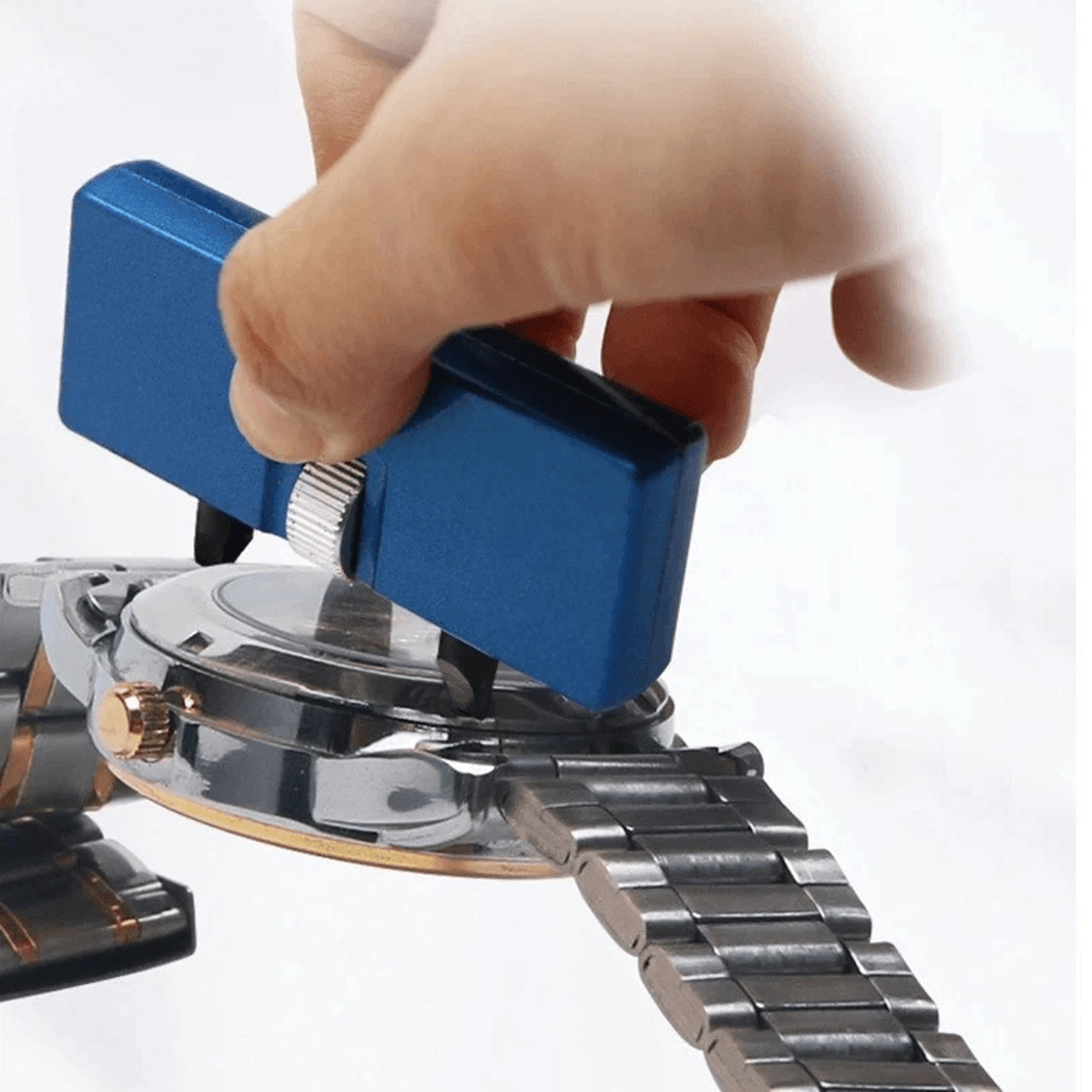 adjustable watch case opener tool for battery replacement and back cover removal