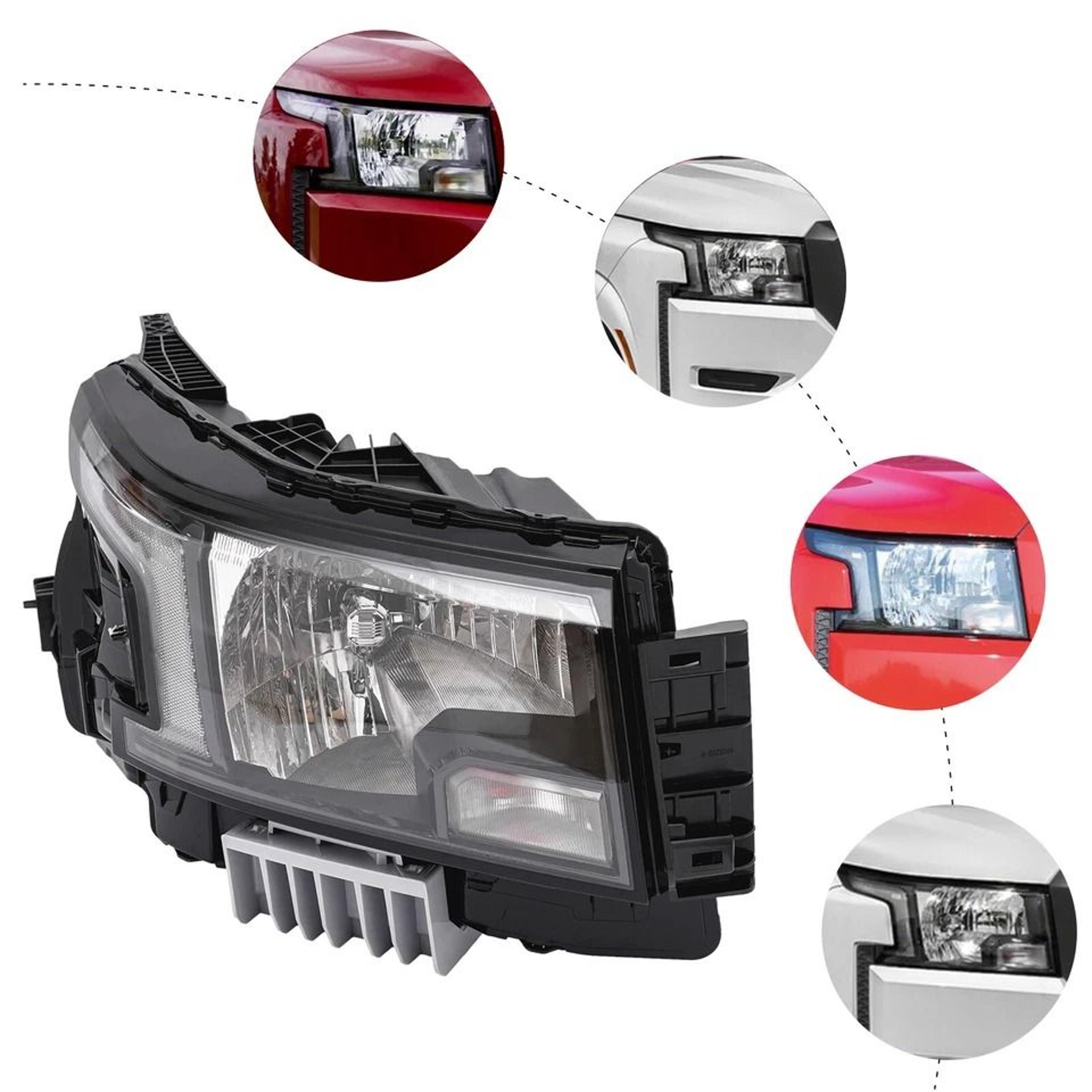 Frontier Passenger Side Headlight Halogen Assembly Right RH 1