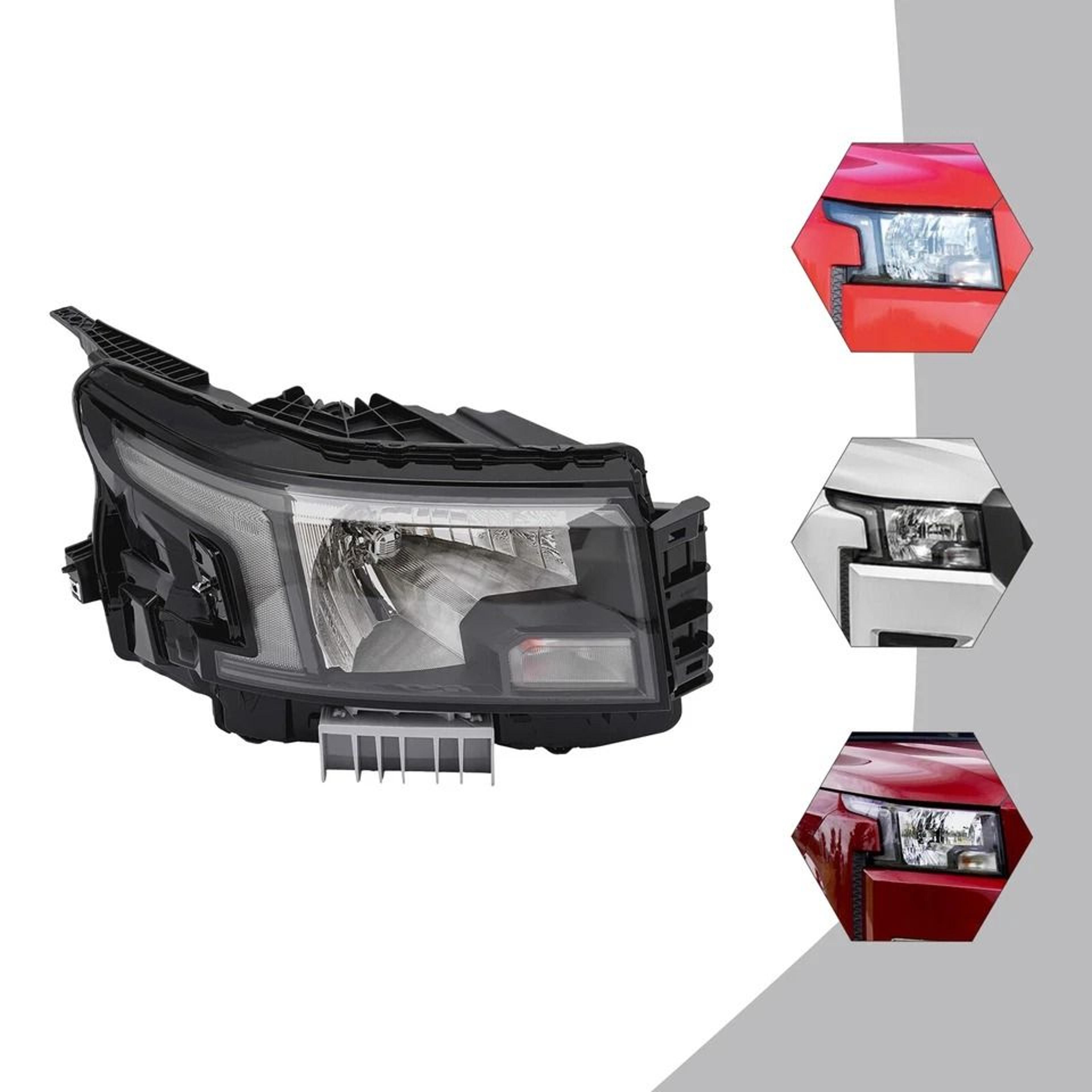 Frontier Passenger Side Headlight Halogen Assembly Right RH 2