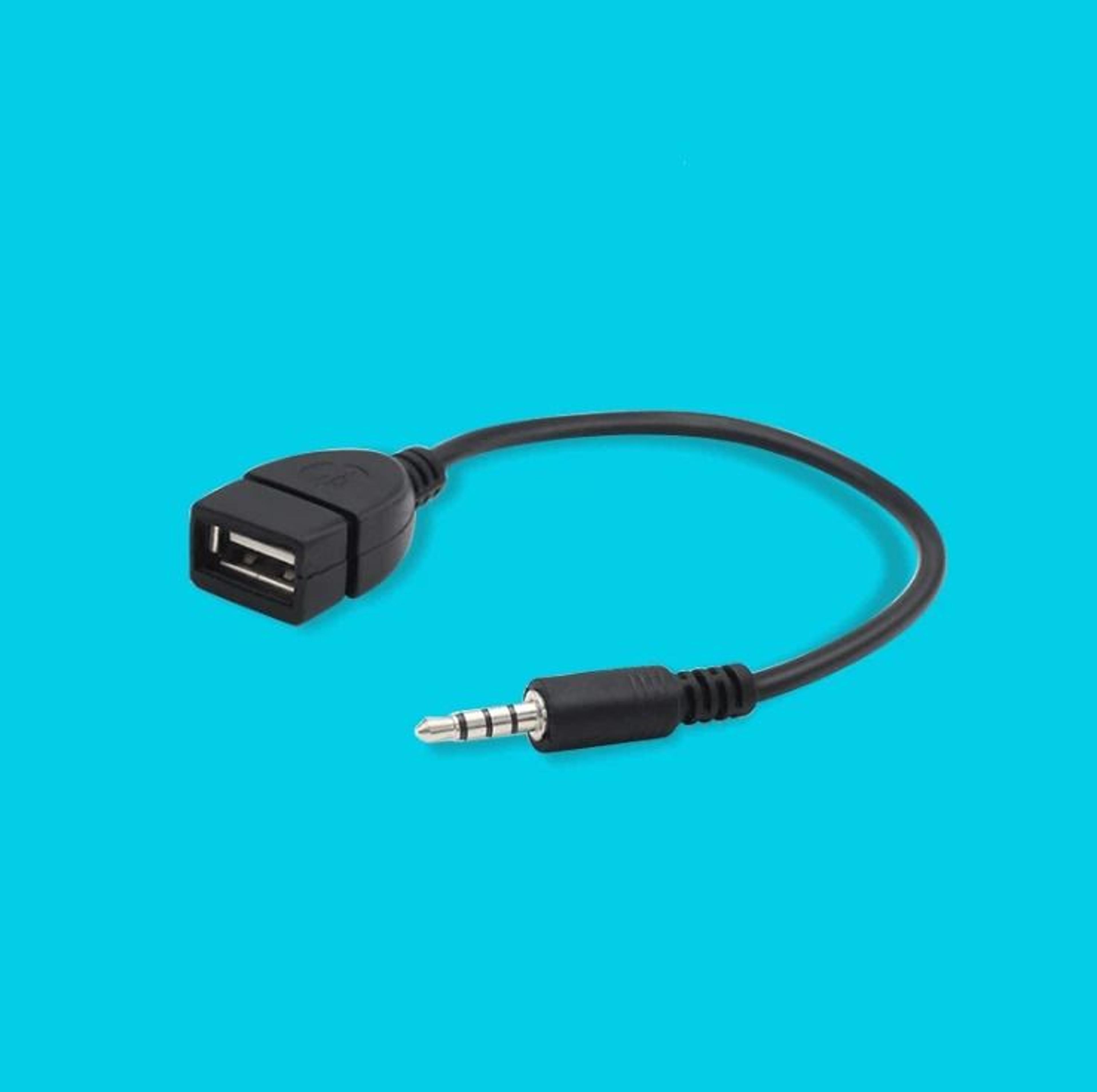 usb to aux cable for car stereo u disk audio adapter
