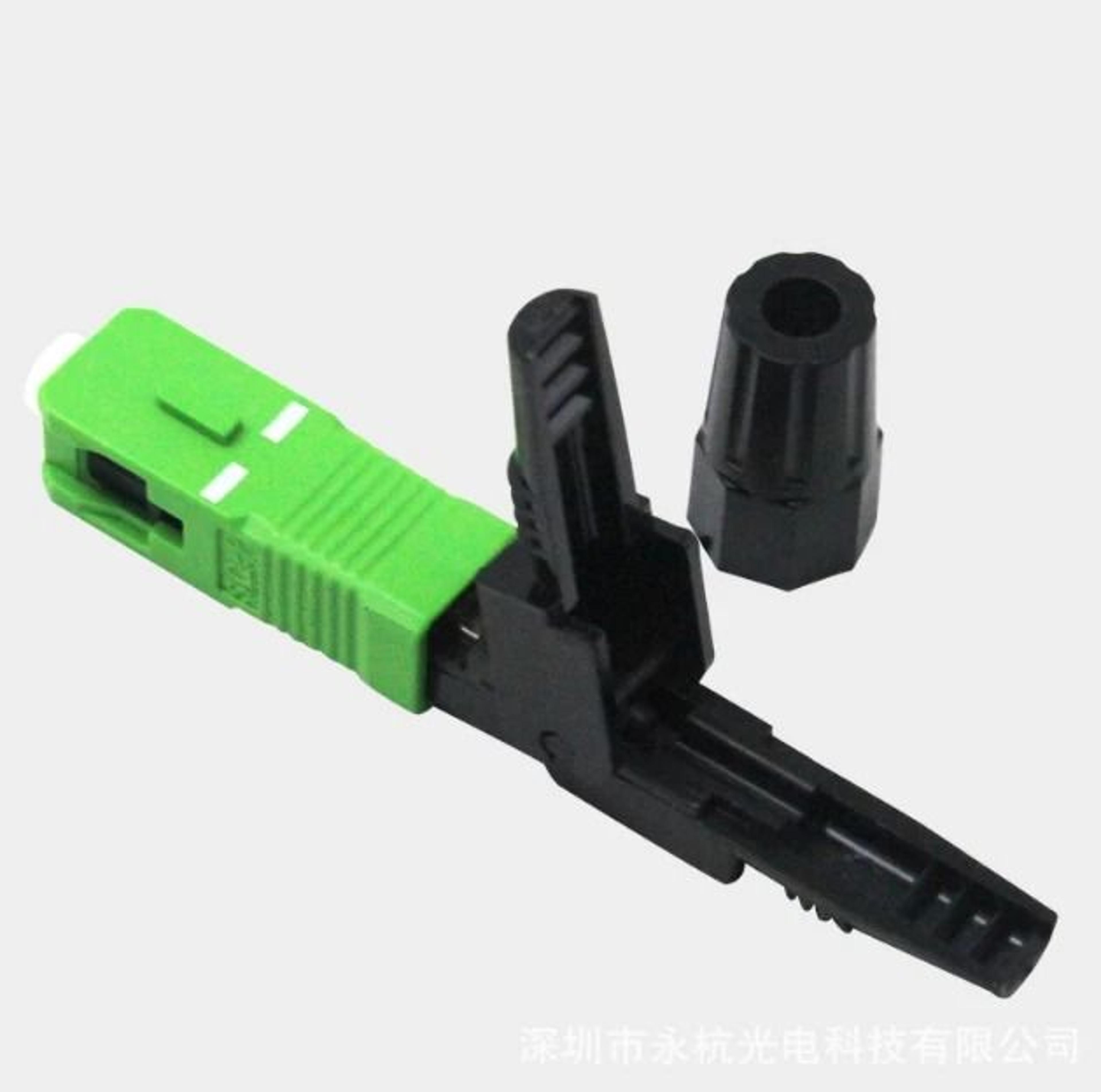 HighSpeed SCAPC Fiber Optic Quick Connector Kit Single Mode FTTH Fast Install 3