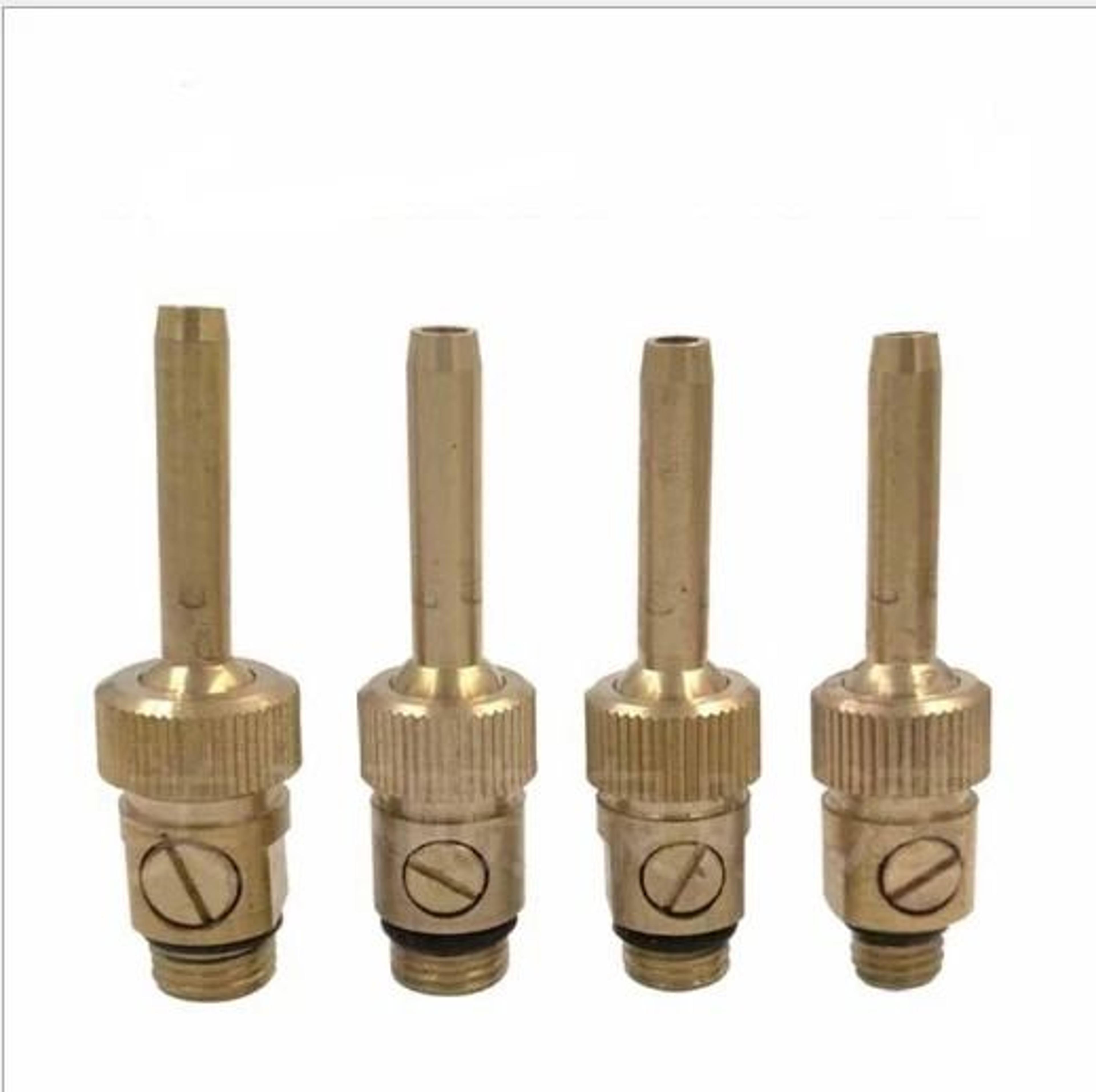adjustable brass fountain nozzle male thread straight jet for ponds & water features