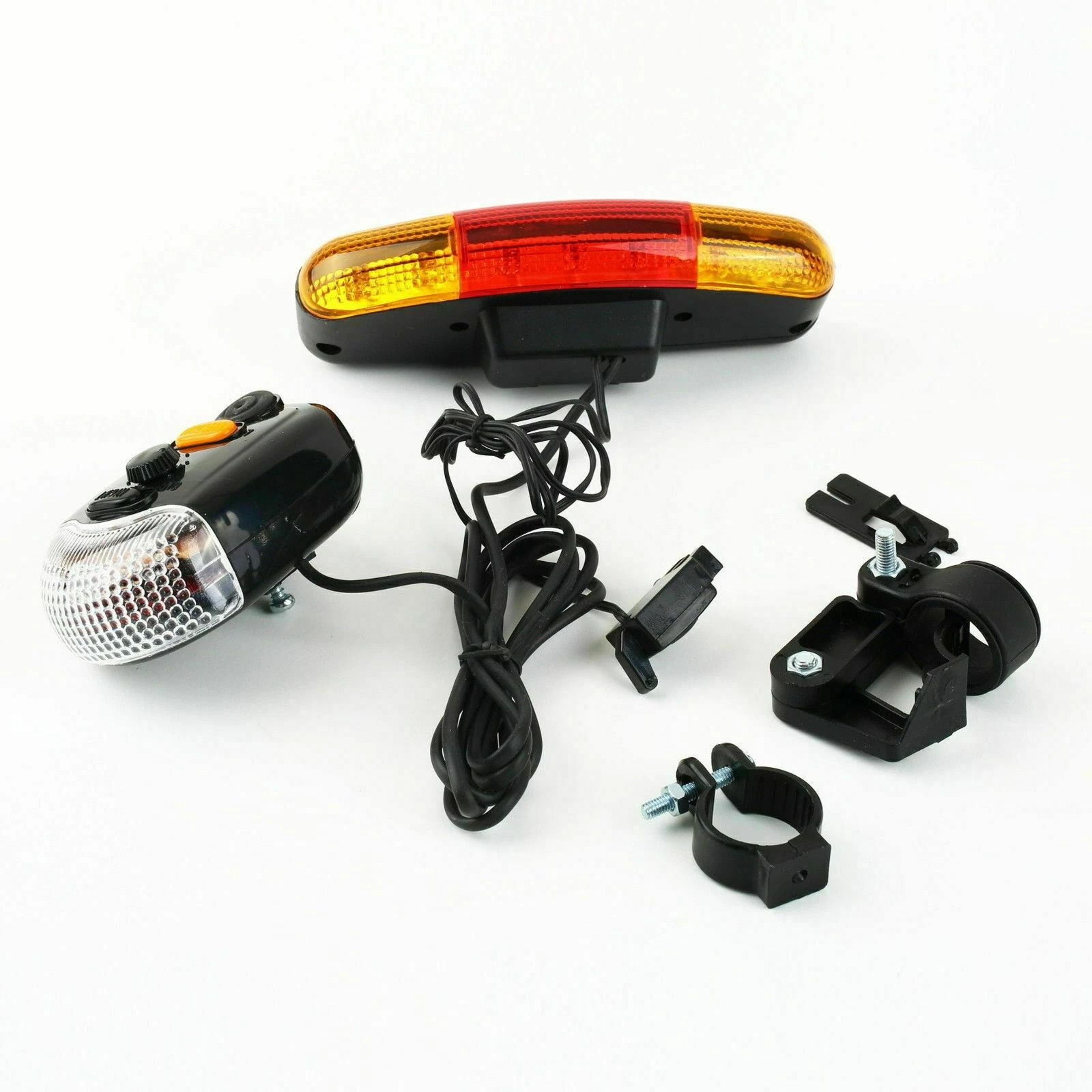 bike turn signal tail light with brake alert and sound horn