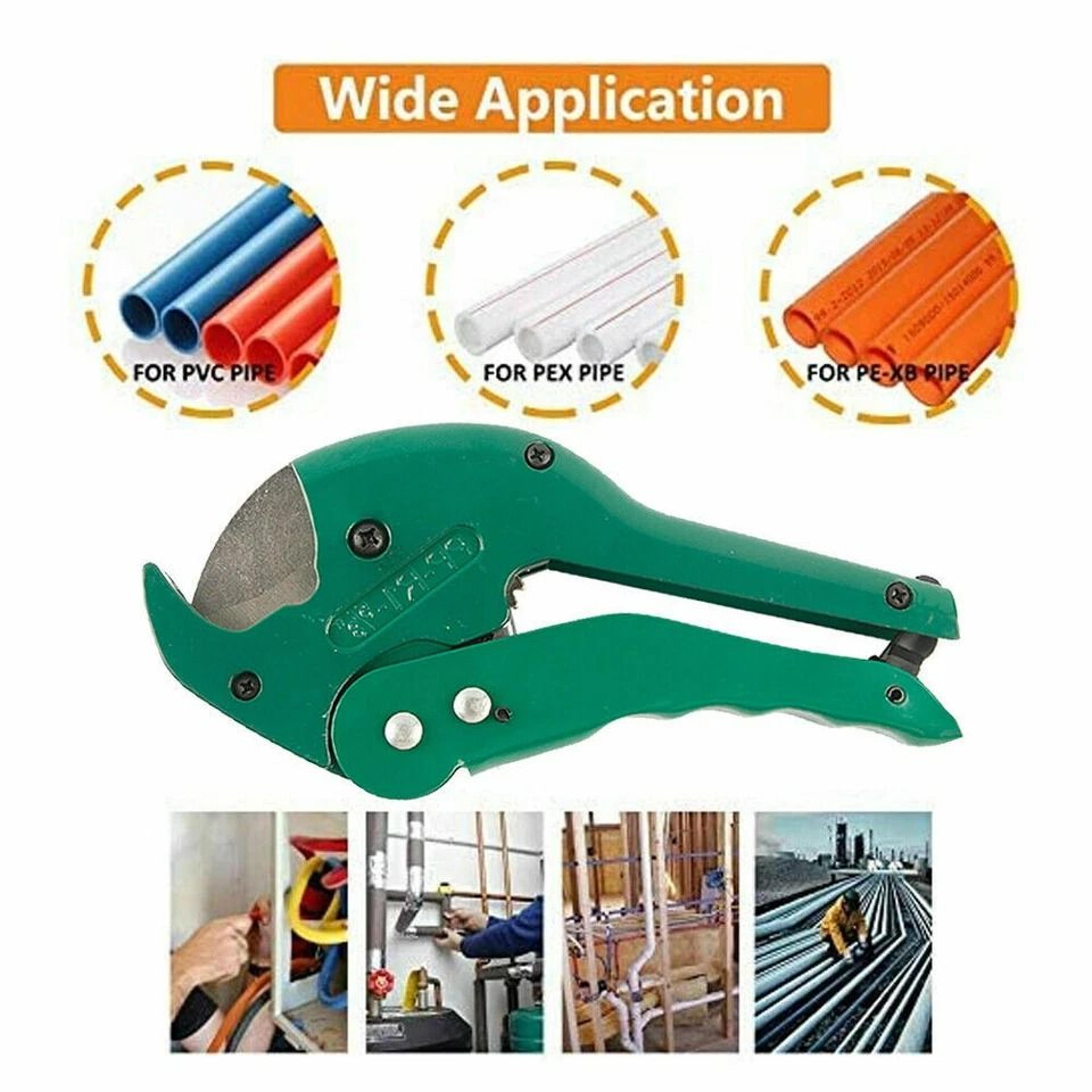Heavy Duty PVC Pipe Cutter Ratchet Pipe Cutter For PVC PEX PPR Plastic Tubing 5