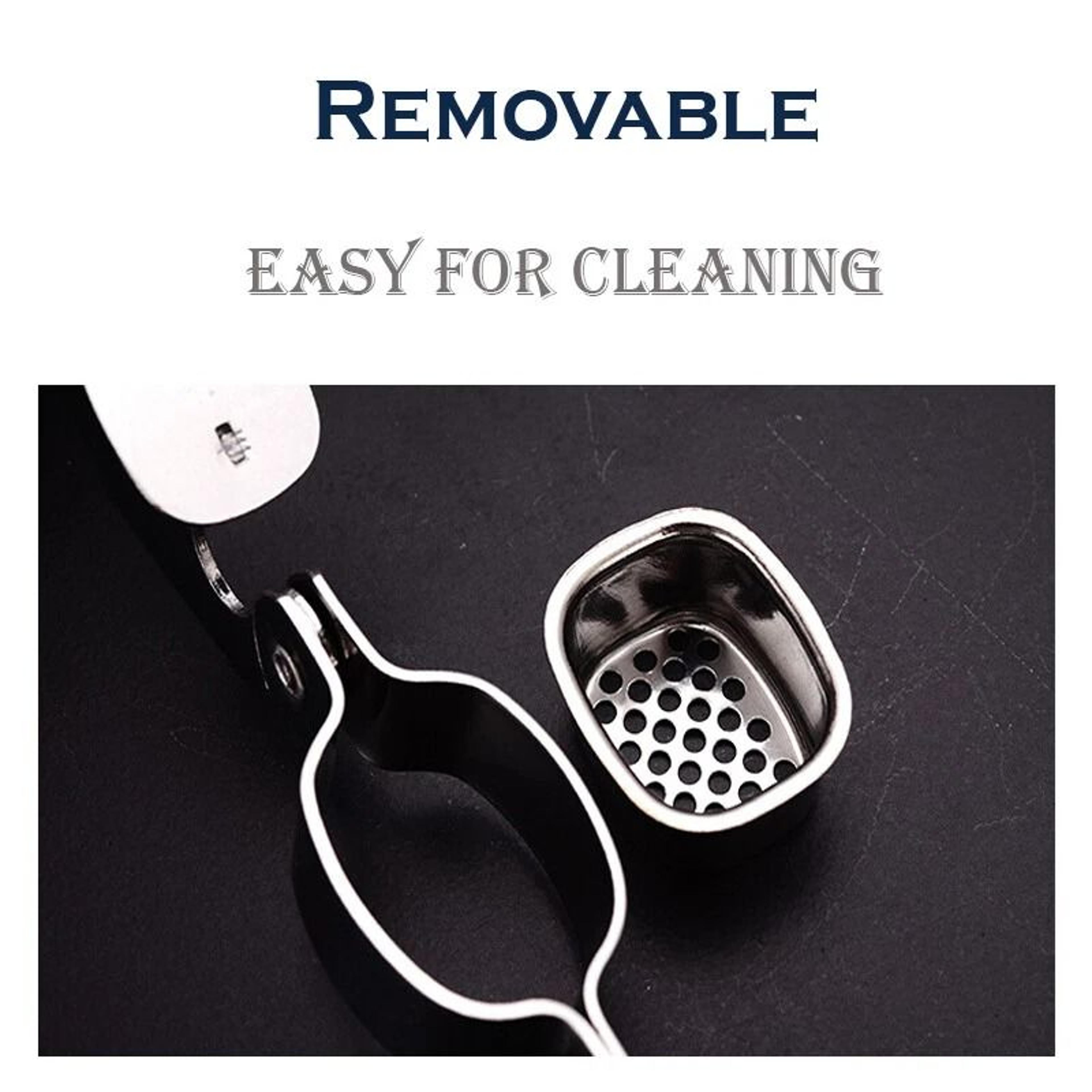 Professional Stainless Steel Garlic Press And Garlic Mincer Tool 5