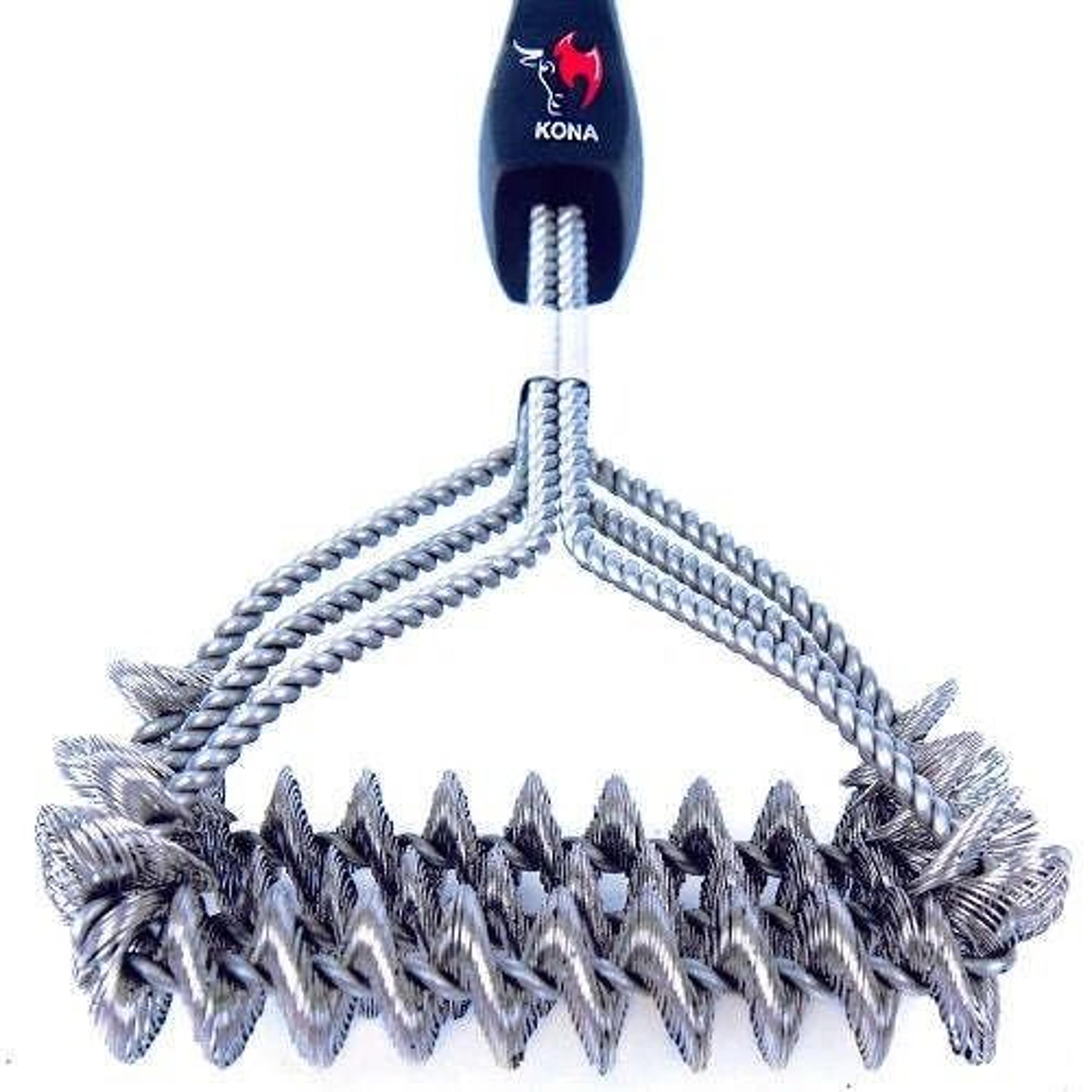 bristle free grill brush and scraper safe stainless steel bbq grill cleaner