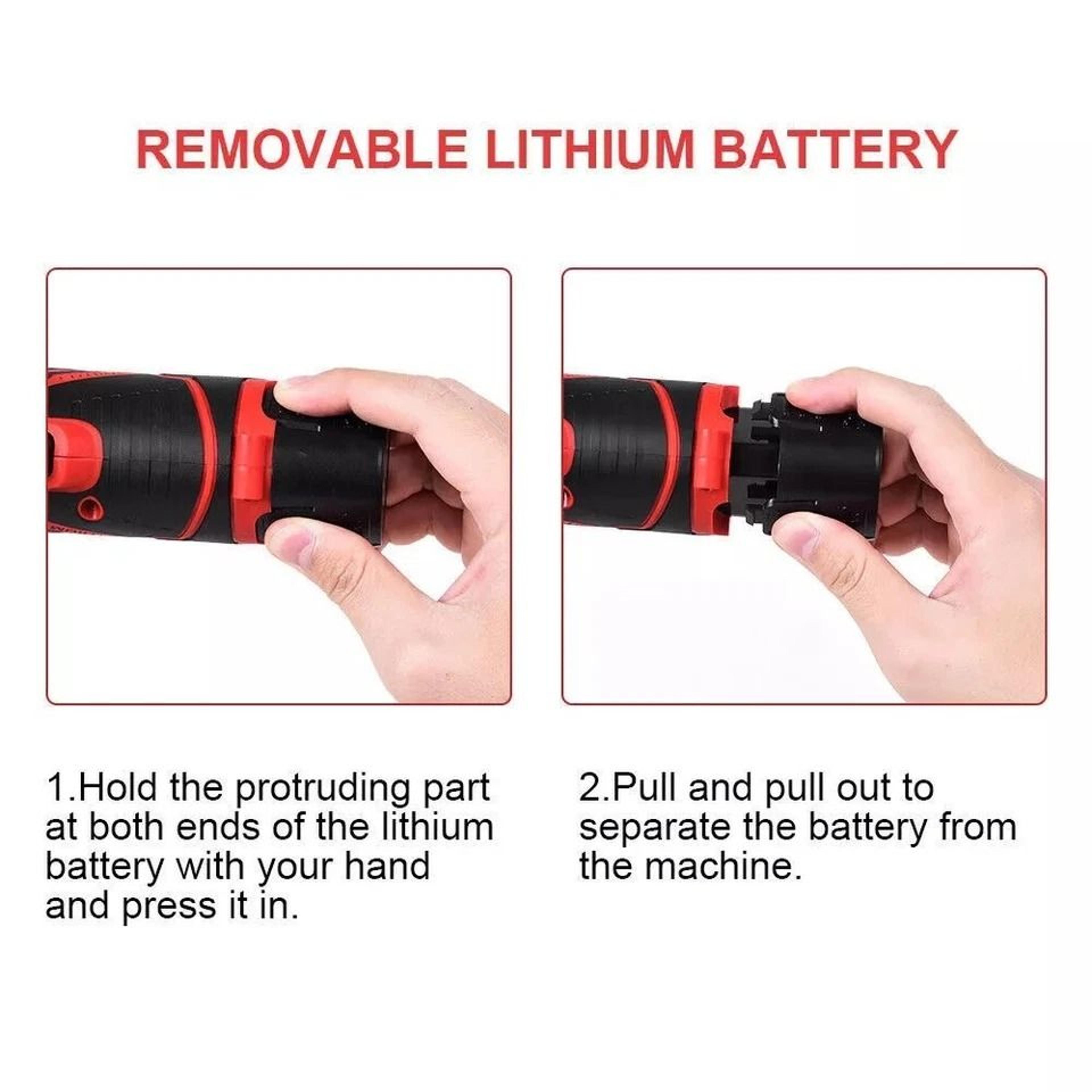 Cordless Electric Ratchet Wrench Drive Right Angle Power Tool 7