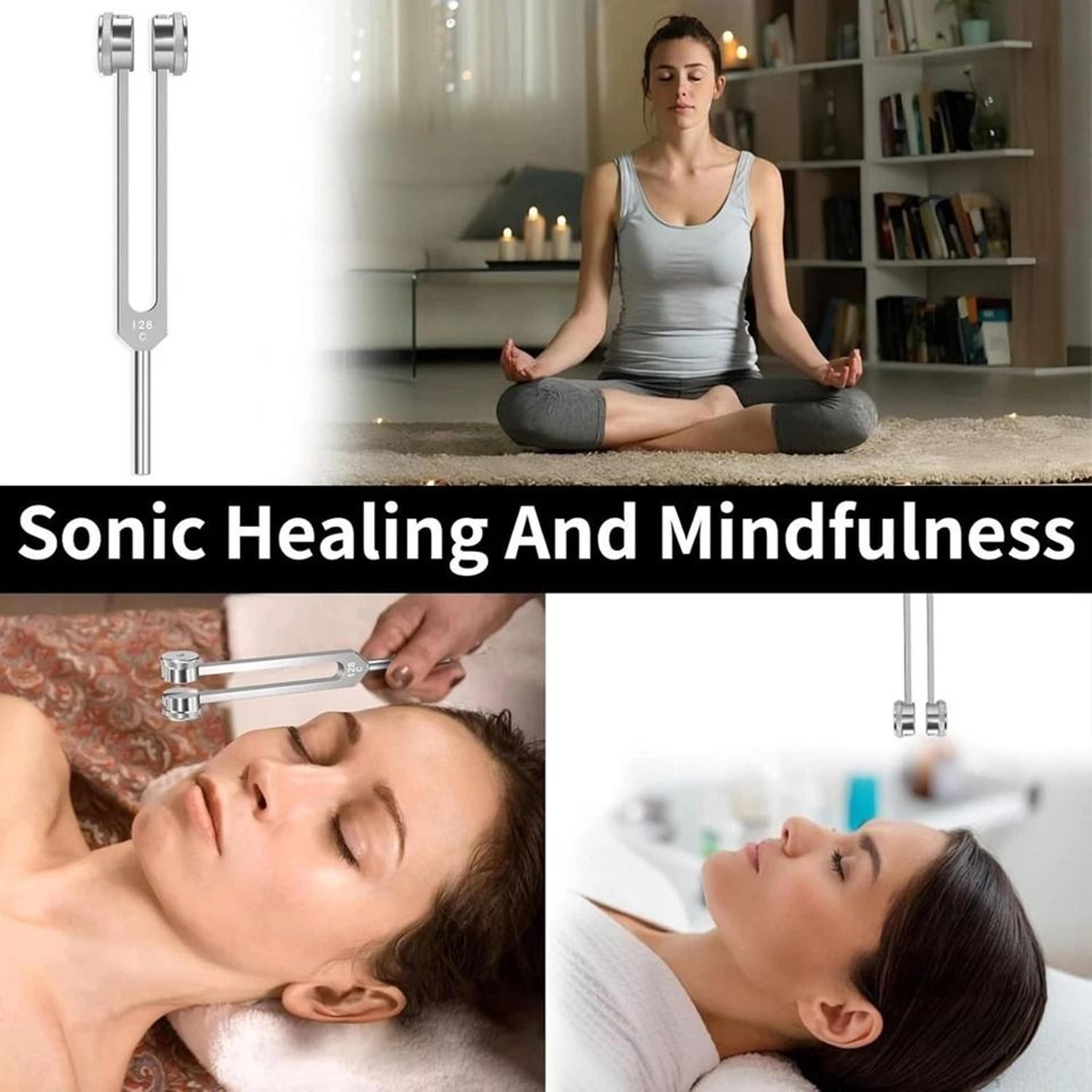 Tuning Fork With Silicone Hammer For Sound Therapy Meditation And Energy Work 6