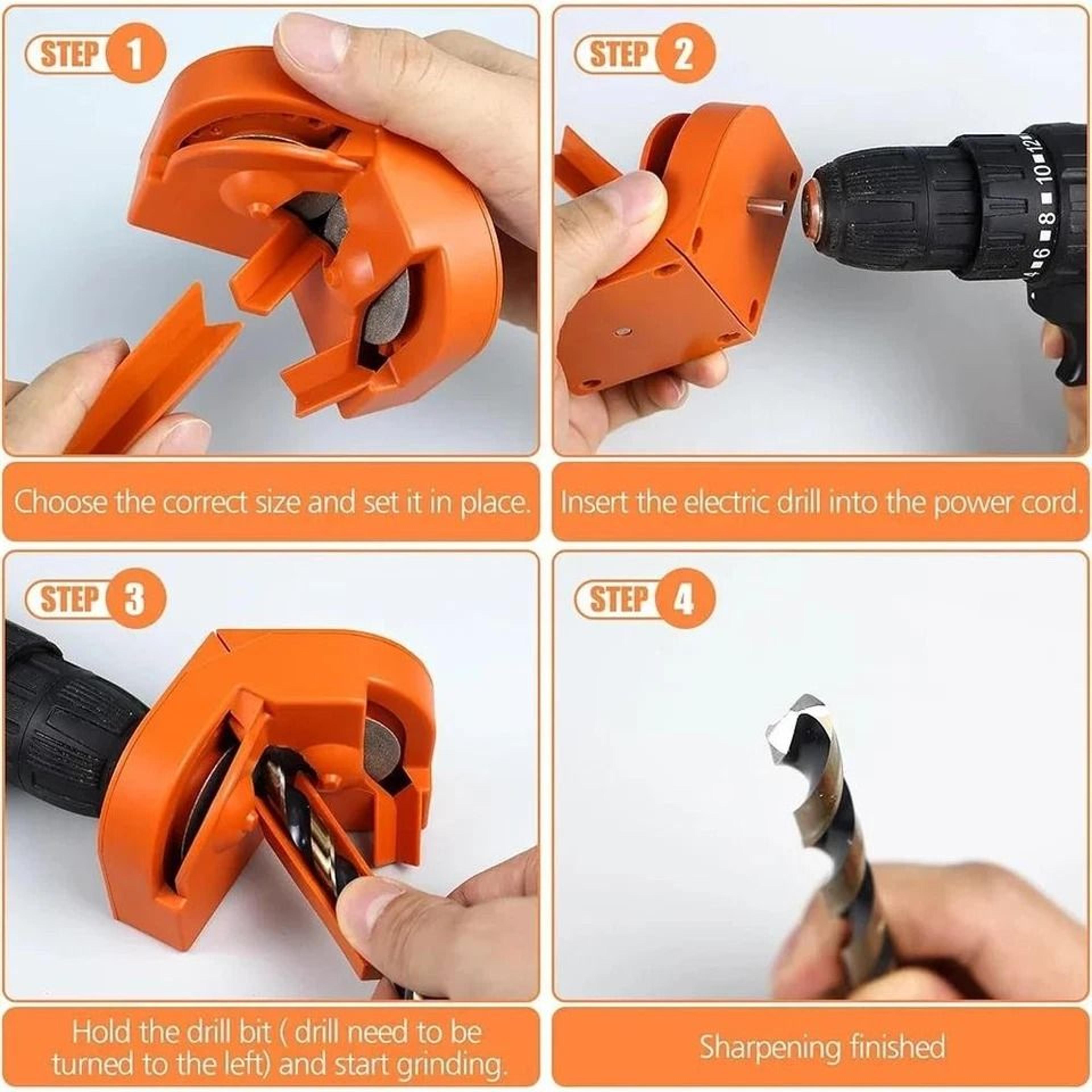 Drill Bit Sharpener Tool For Knives Scissors And Bits 11