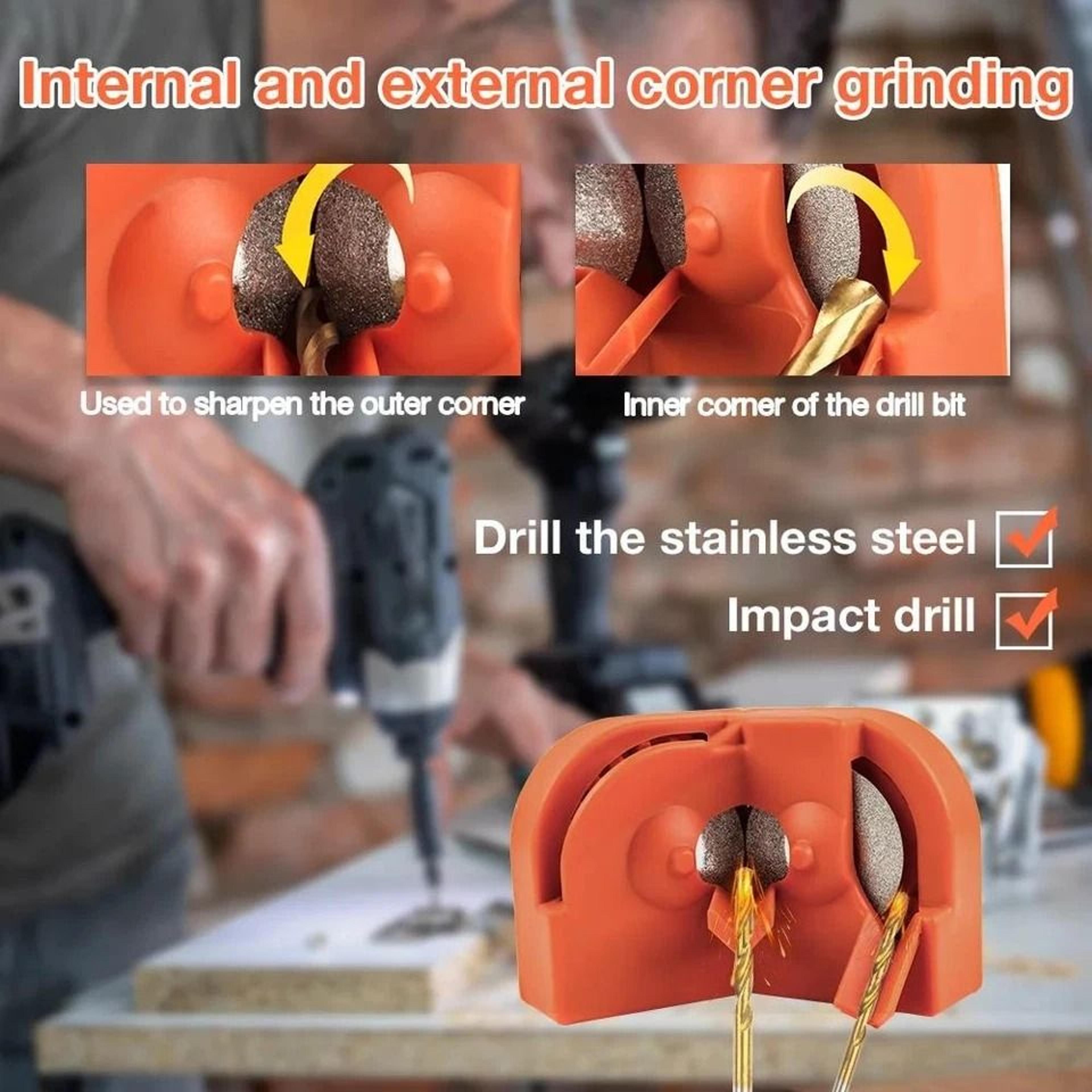 Drill Bit Sharpener Tool For Knives Scissors And Bits 3