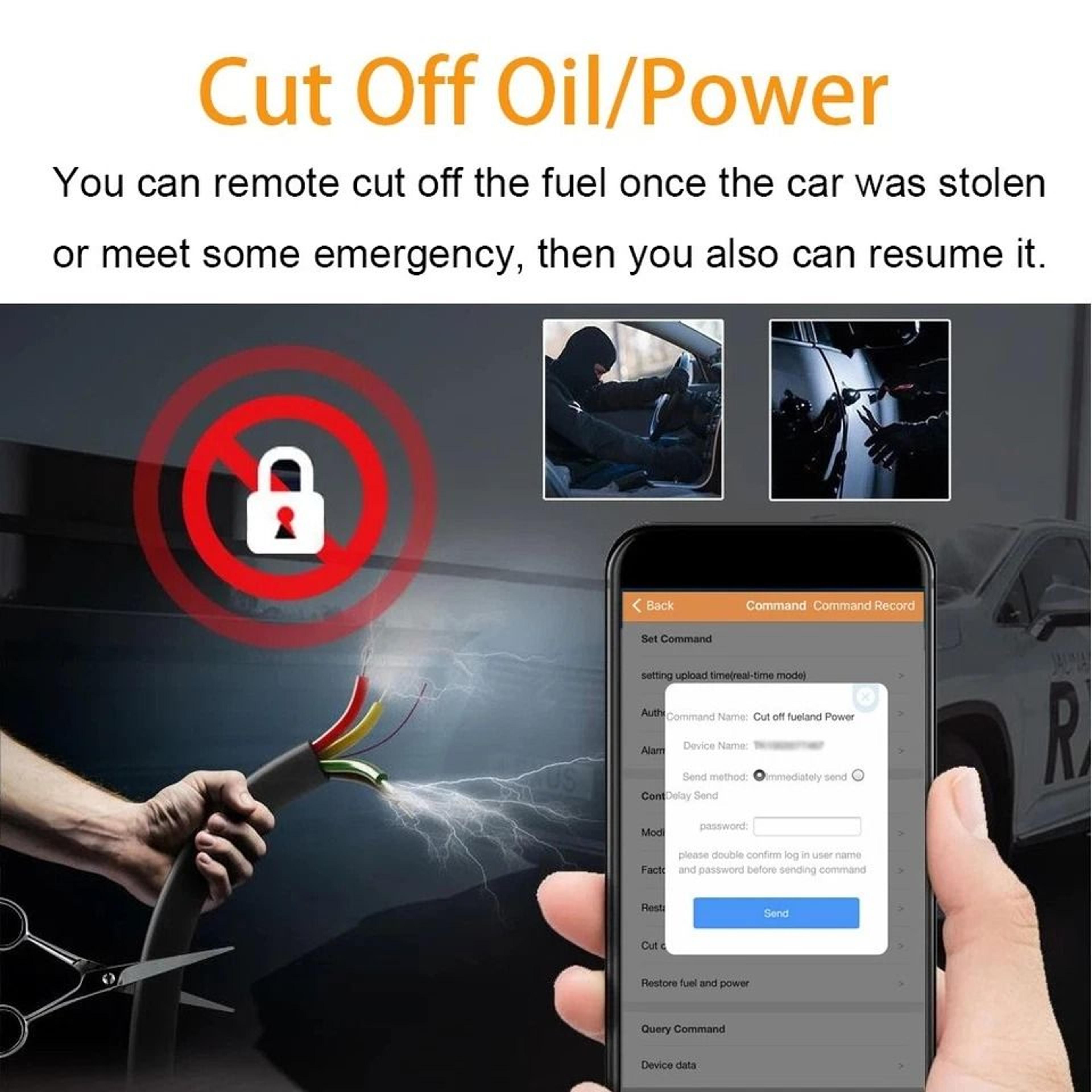 Car GPS Tracker Real Time Vehicle Anti Theft Locator 5