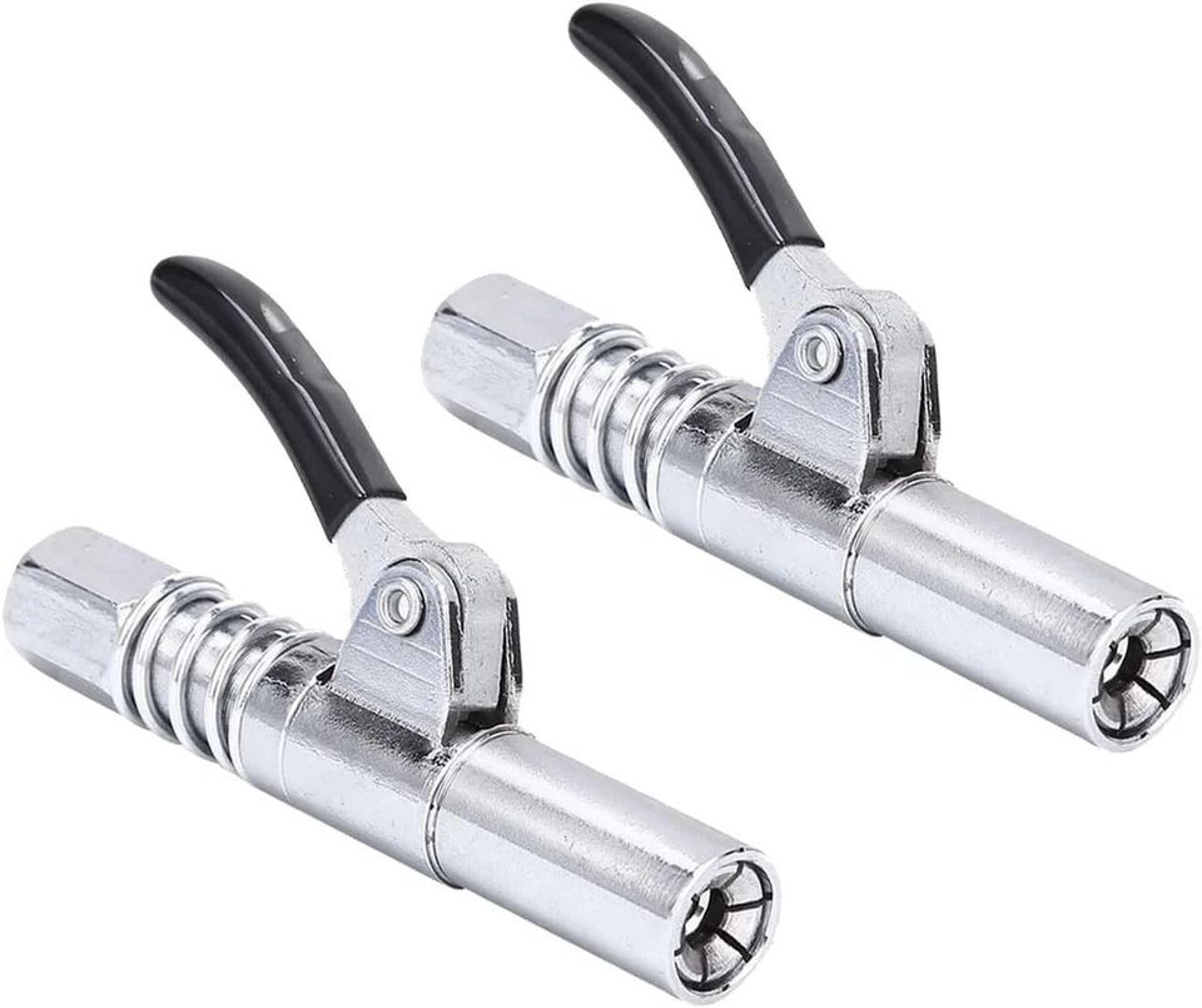 high pressure grease gun coupler quick release locking nozzles