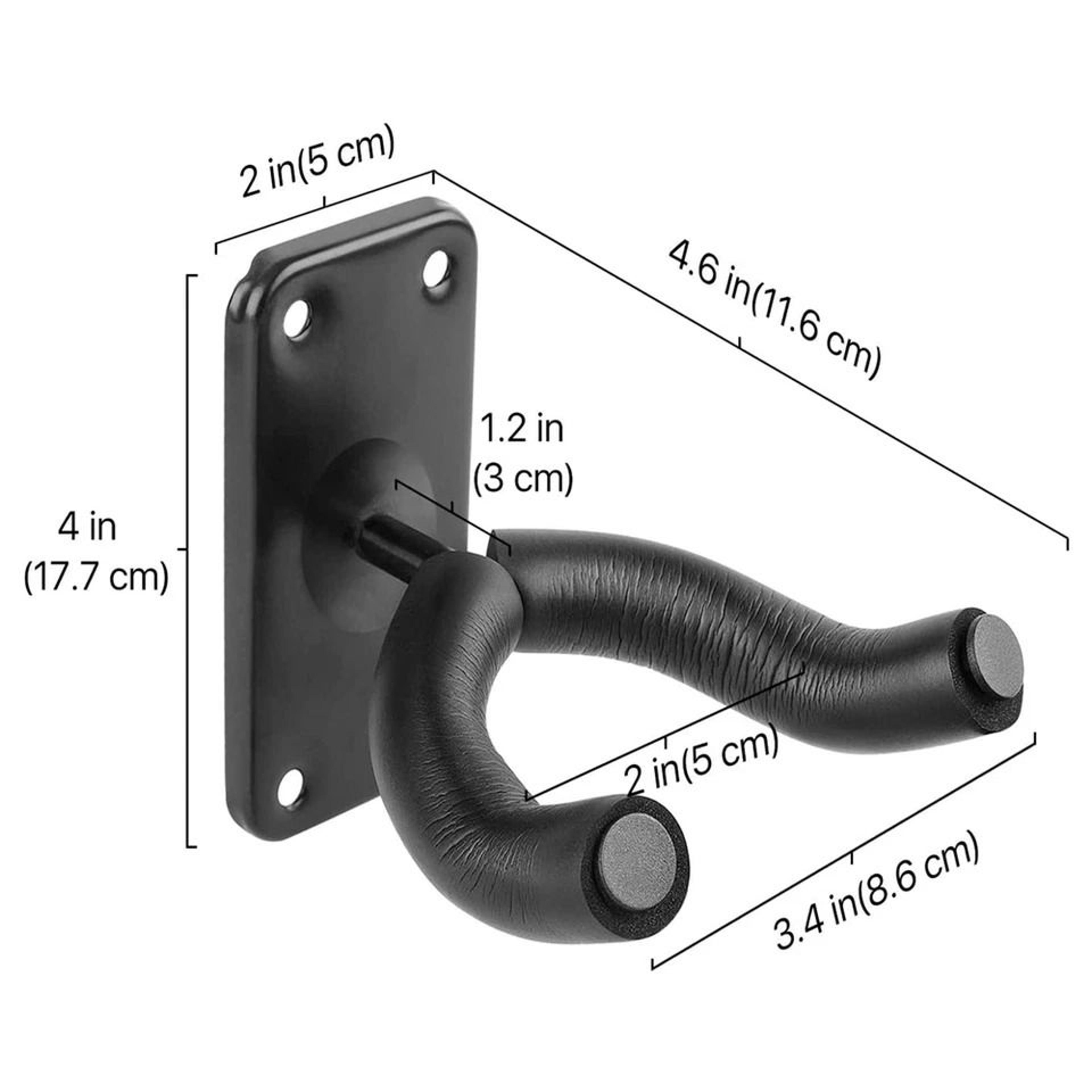 Guitar Wall Mount Hangers Adjustable Guitar Wall Hanger Hooks For Home Studio Display 6