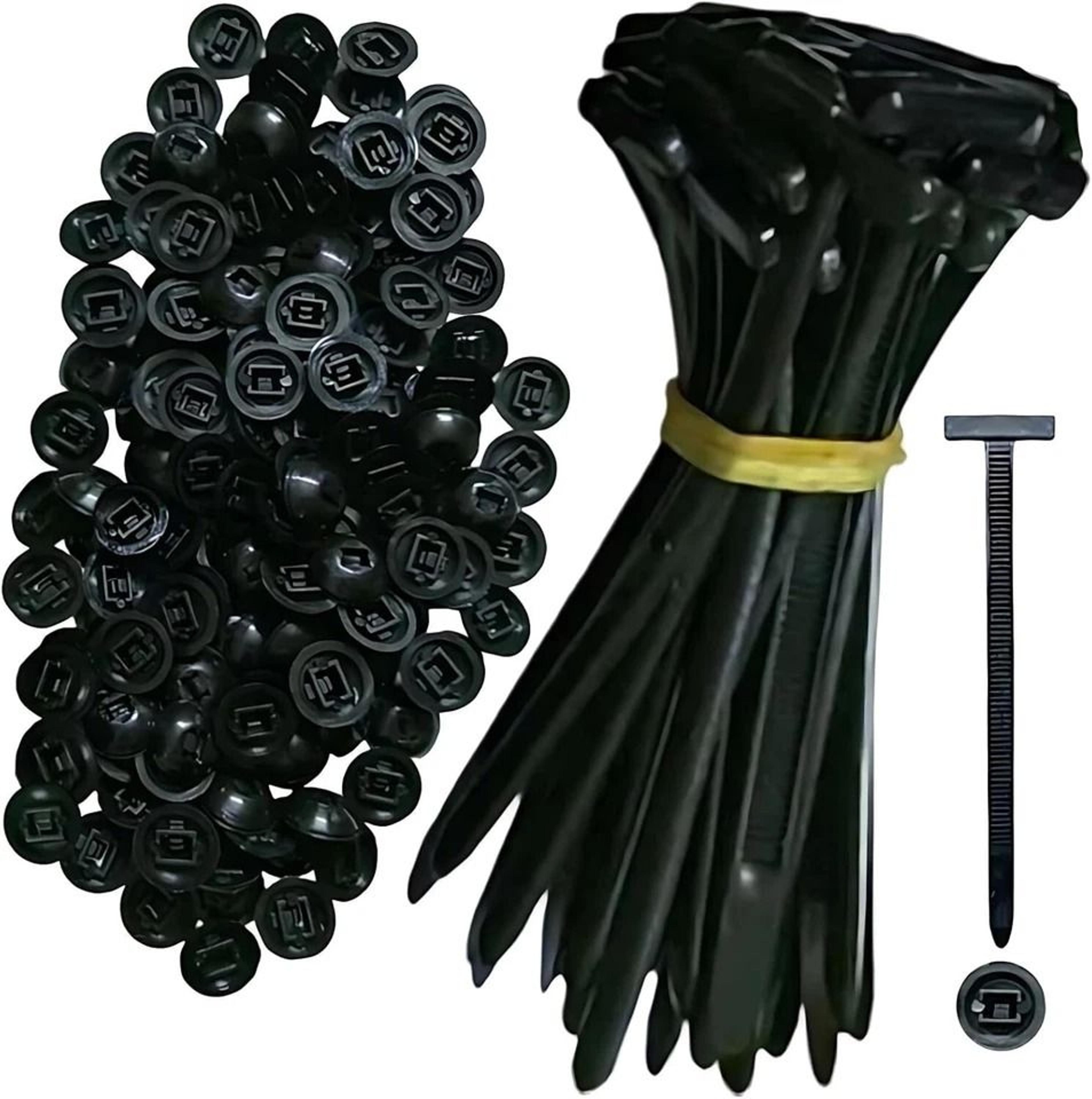 heavy duty cable tie buckle universal nylon zip ties with pin & button