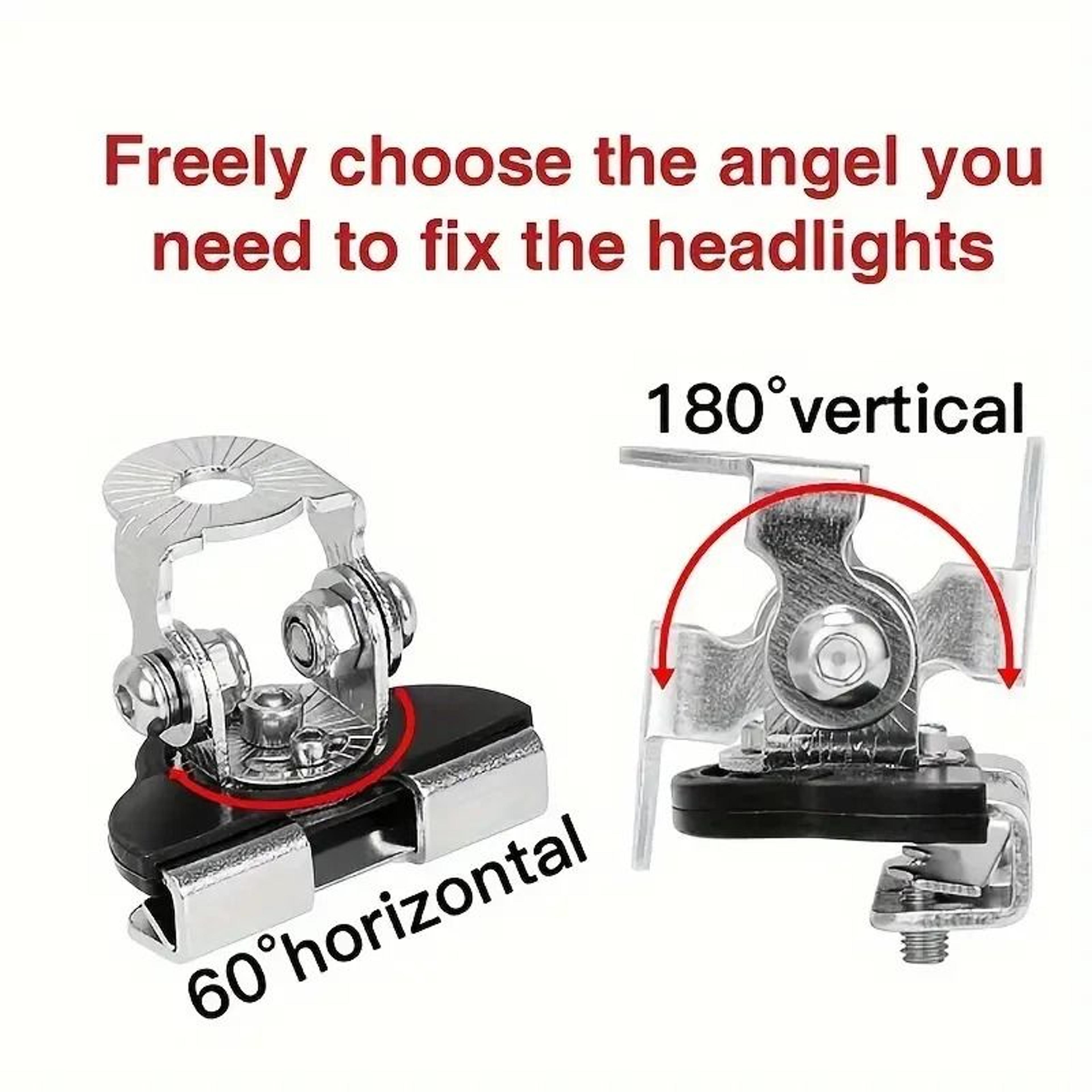 Universal Hood Mount Brackets For LED Light Bar And Off Road Work Lights 1